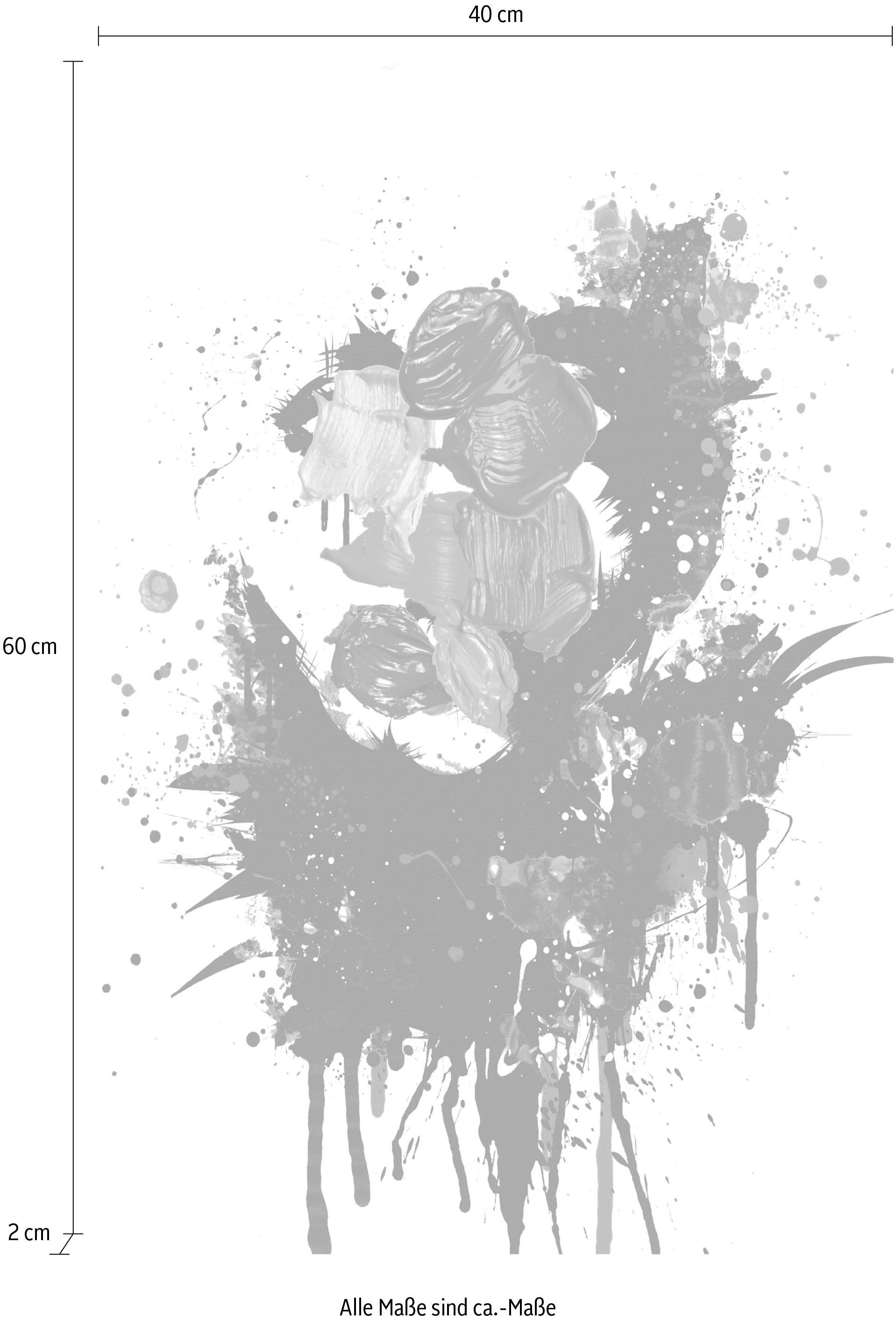 queence Leinwandbild »Kunstwerk« Abstrakt | Abstrakte | Kunst | klassische Fantasie Premium-Leinwandstoff, Handarbeit aus Deutschland