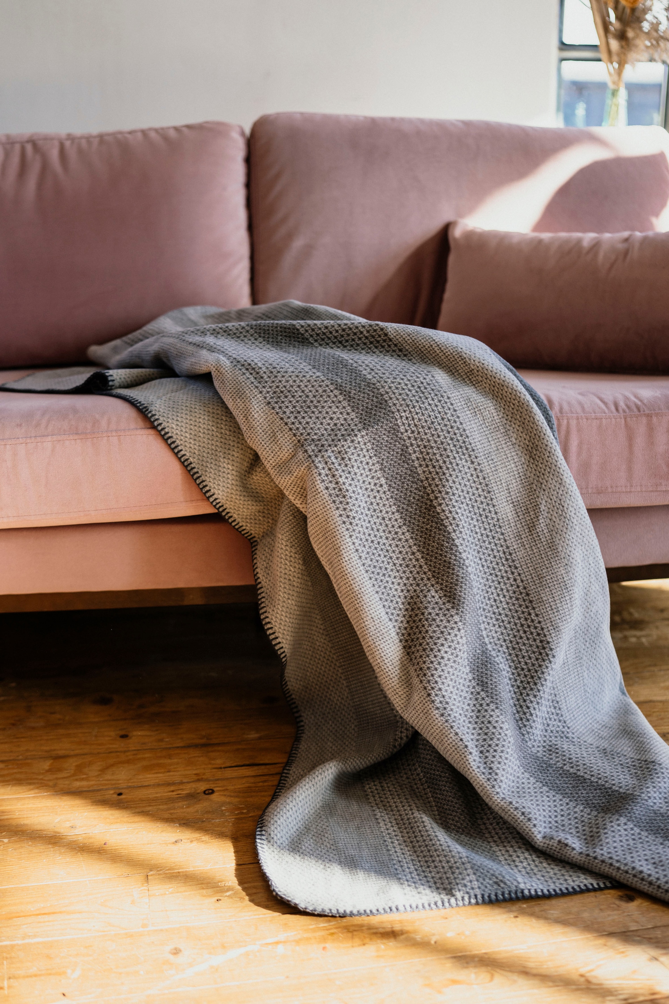 IBENA Wohndecke »Kitale«, im Streifen-Design, nachhaltig aus Bio-Baumwolle, Kuscheldecke