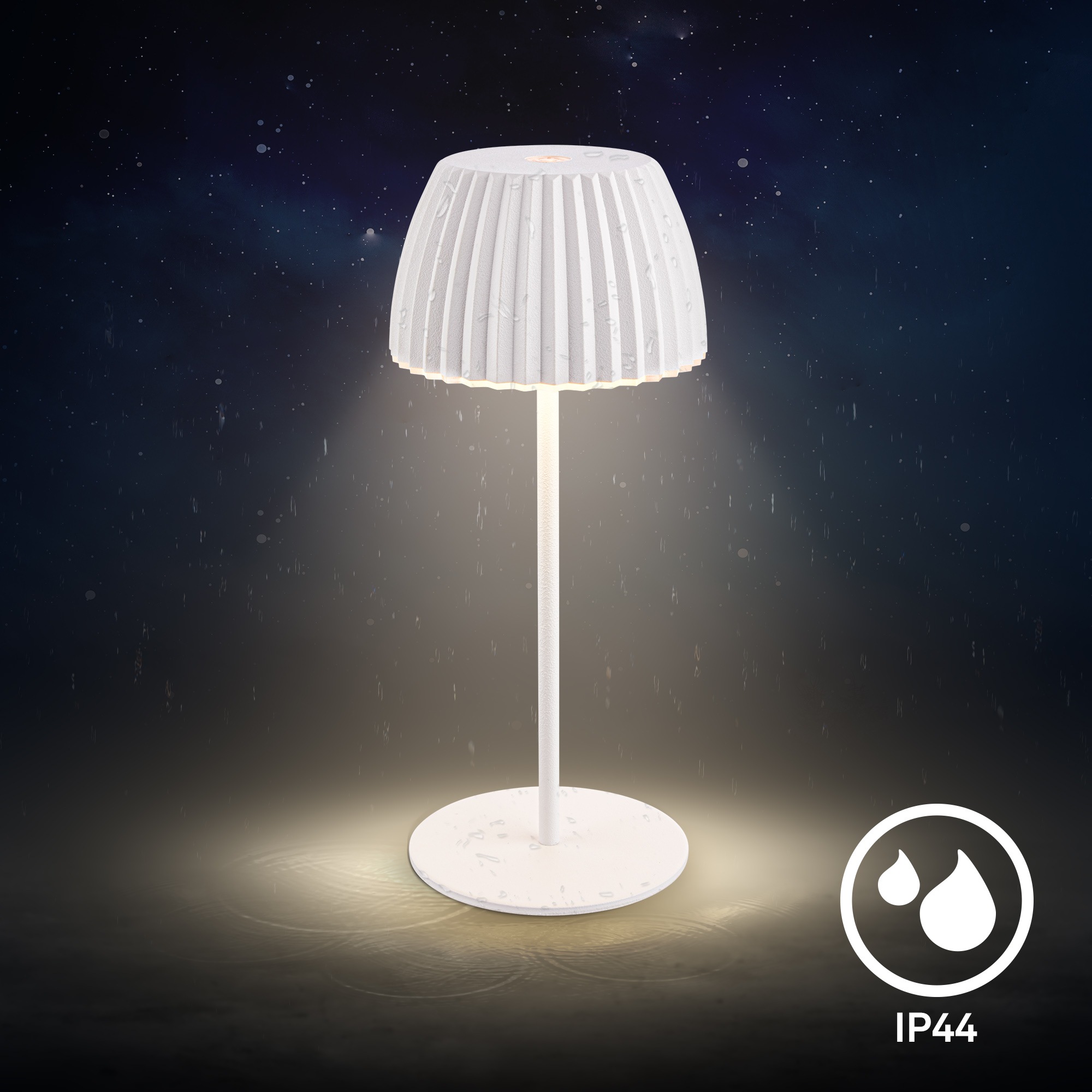 Briloner Leuchten LED Tischleuchte »Akku LED Tischleuchte, mini, weiß«