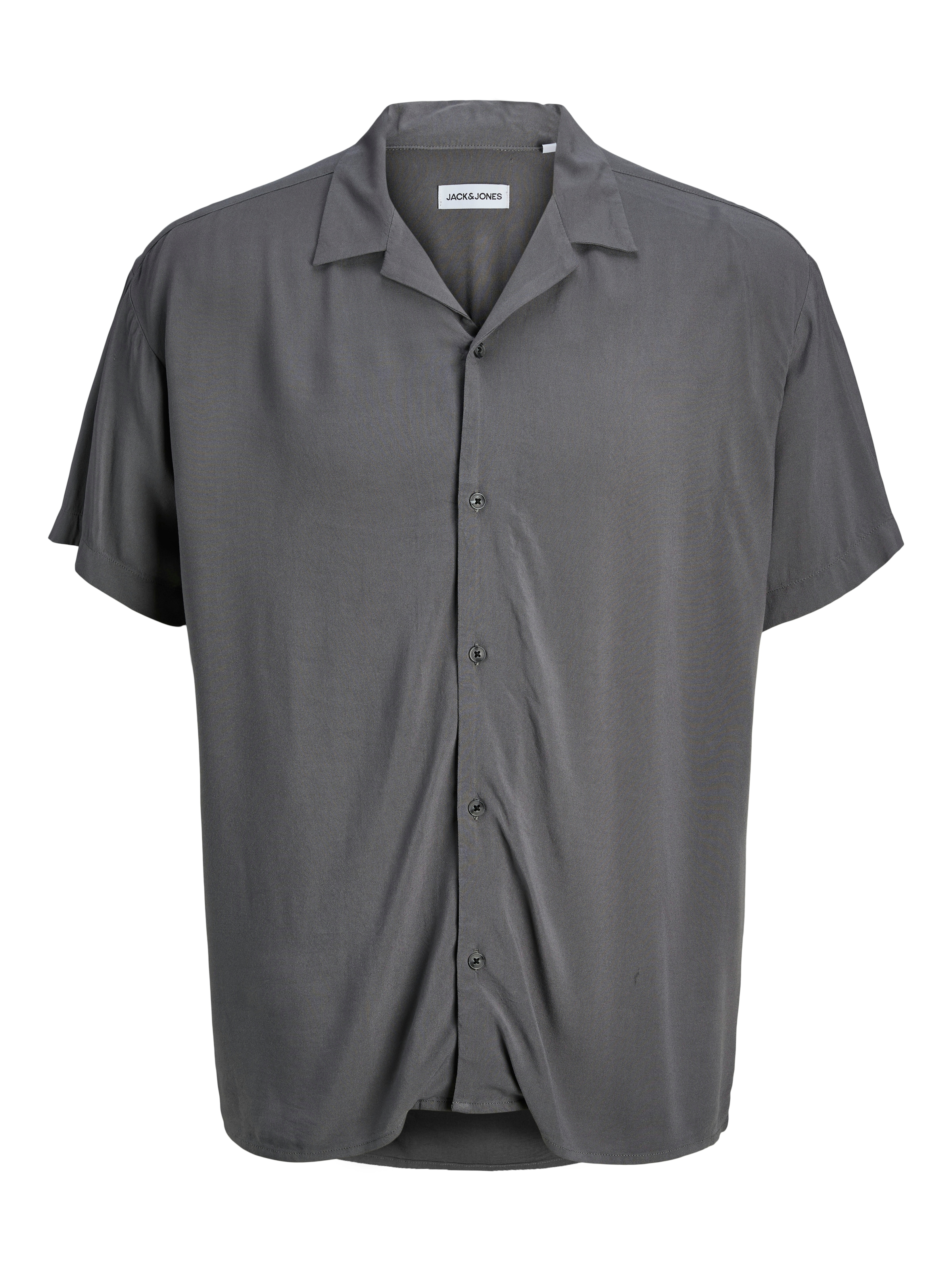 Jack & Jones Kurzarmhemd »JJEJEFF SOLID RESORT SHIRT S/S SN«, mit Resort Kragen