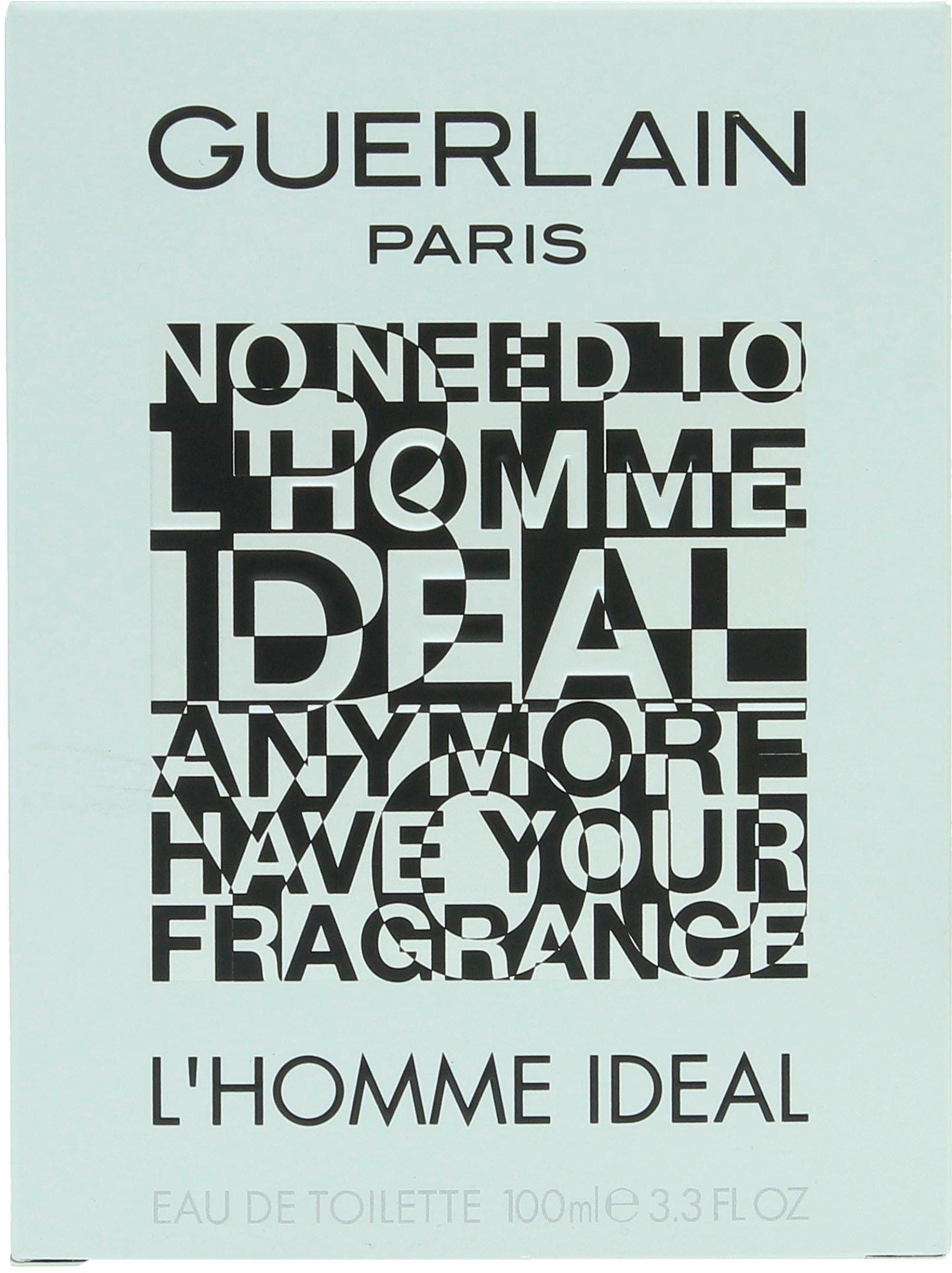 GUERLAIN Eau de Toilette »L' Homme Ideal«, Würziger Herrenduft mit Zitrus, Rosmarin, Amaretto-Note und Mandeln.