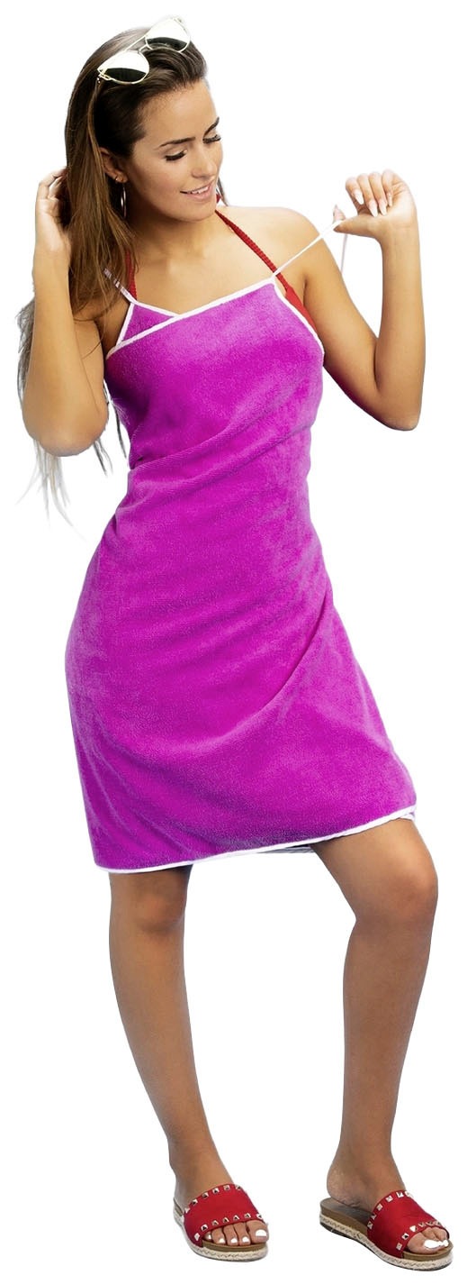 Maximex Duschtuch »Wickel-Strandkleid«, (1 St.), Größe M