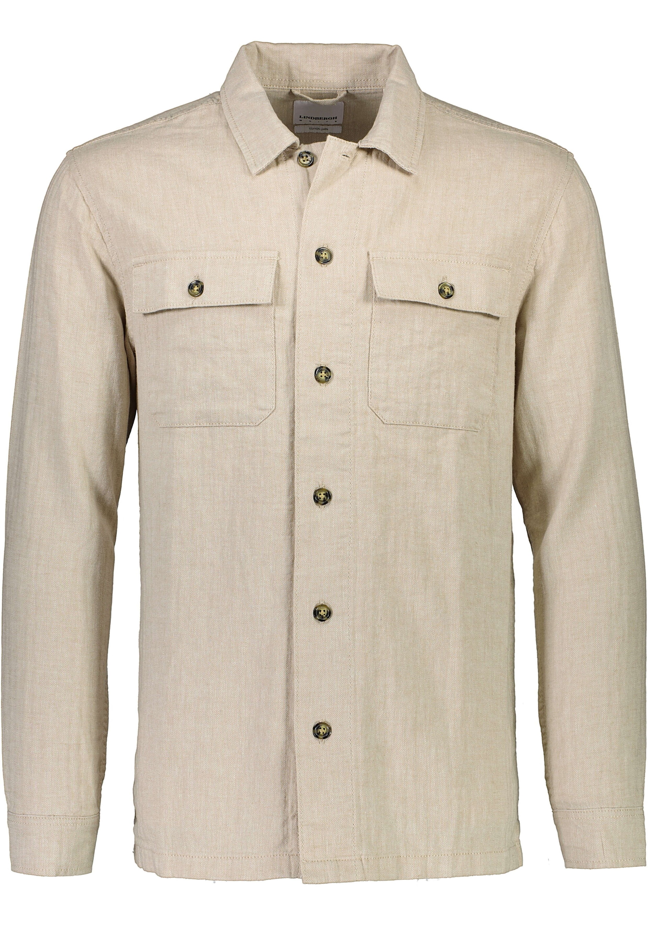 LINDBERGH Hemdjacke ohne Kapuze mir Knopfleiste