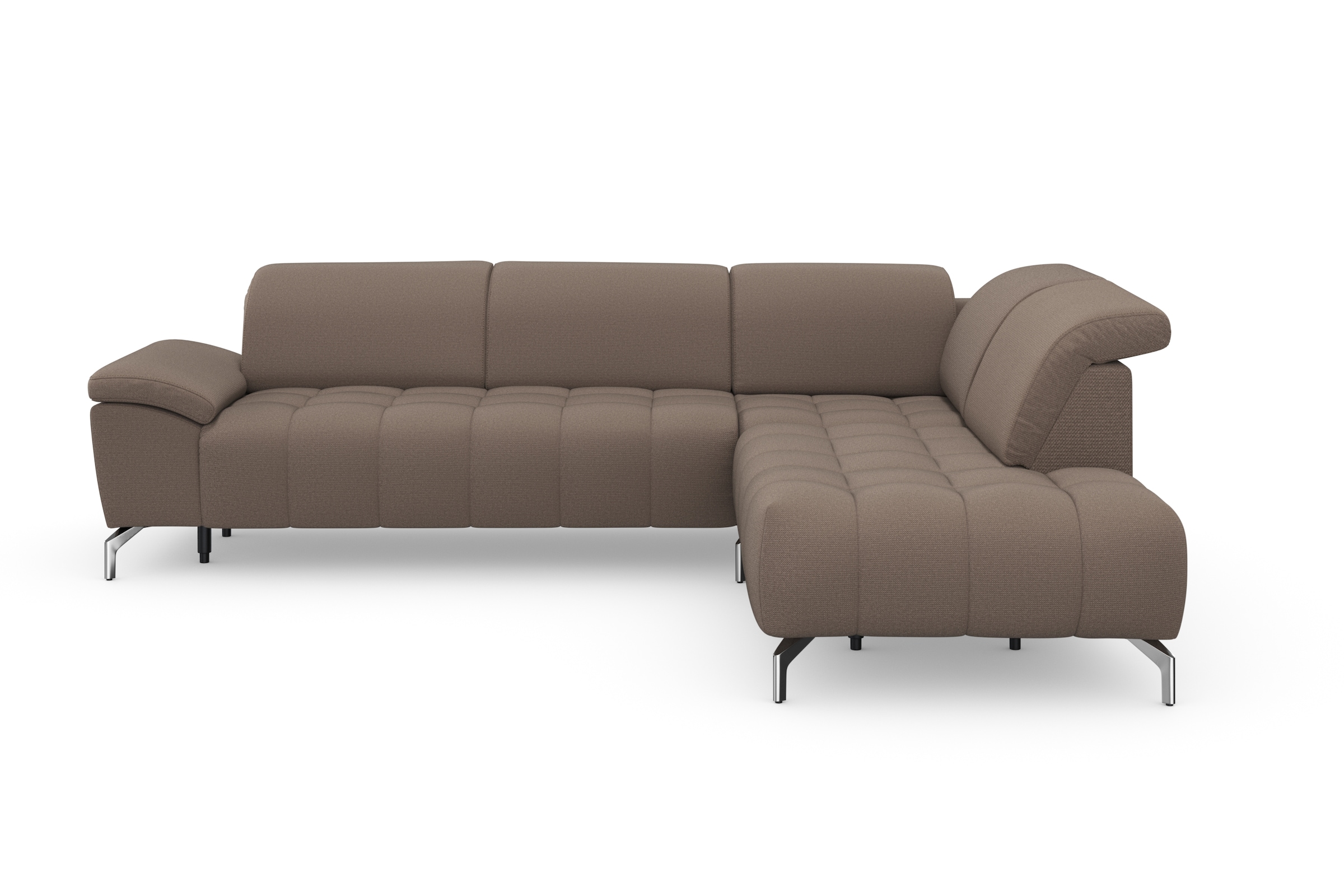 sit&more Ecksofa »Cool L-Form«, wahlweise mit Kopfteilverstellung und Vorzi günstig online kaufen
