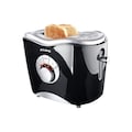 Privileg Toaster »568811«, 2 kurze Schlitze, für 2 Scheiben, 860 W, schwarz