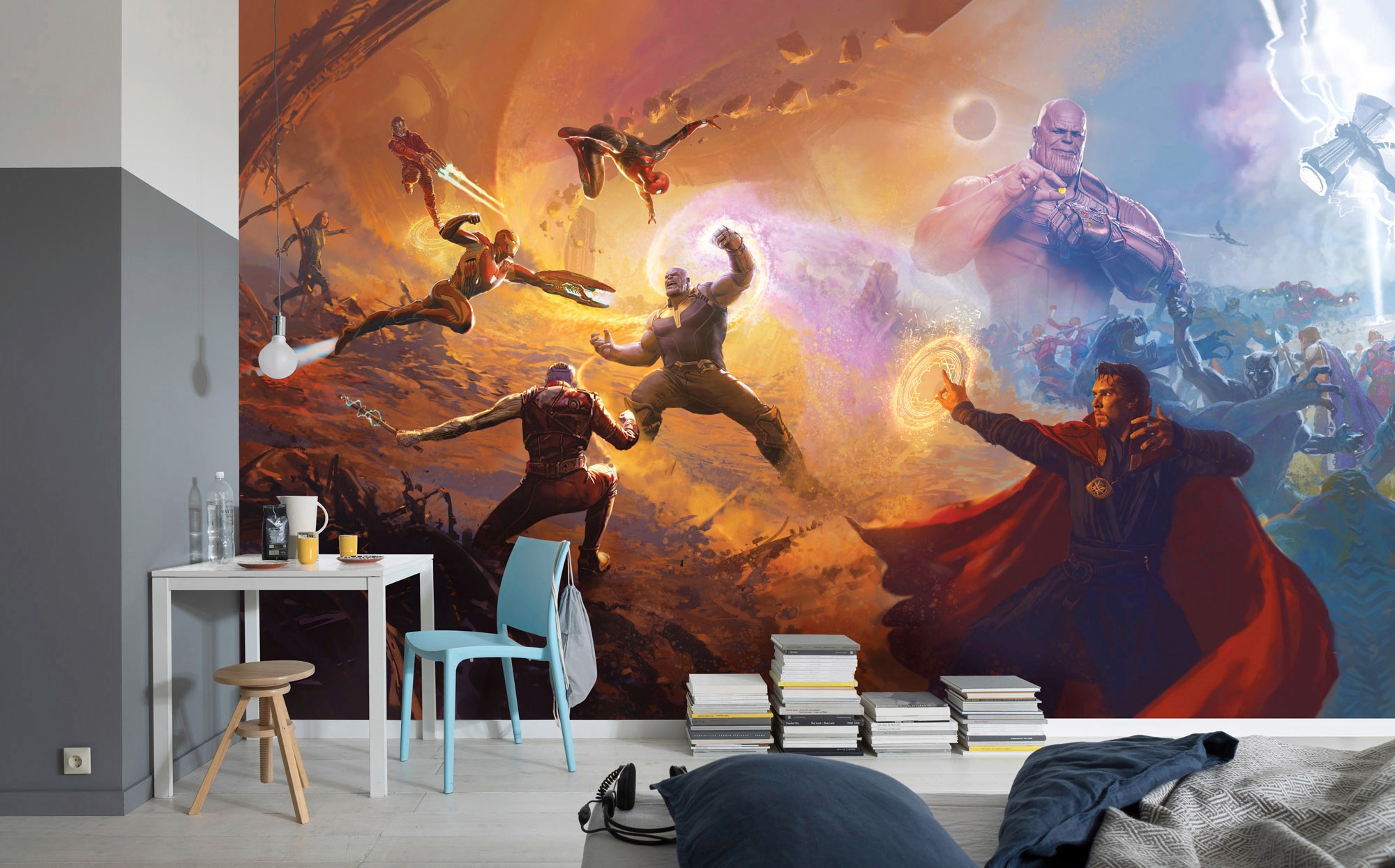 Komar Vliestapete »Avengers Epic Battles Two Worlds«, 500x280 cm (Breite x günstig online kaufen