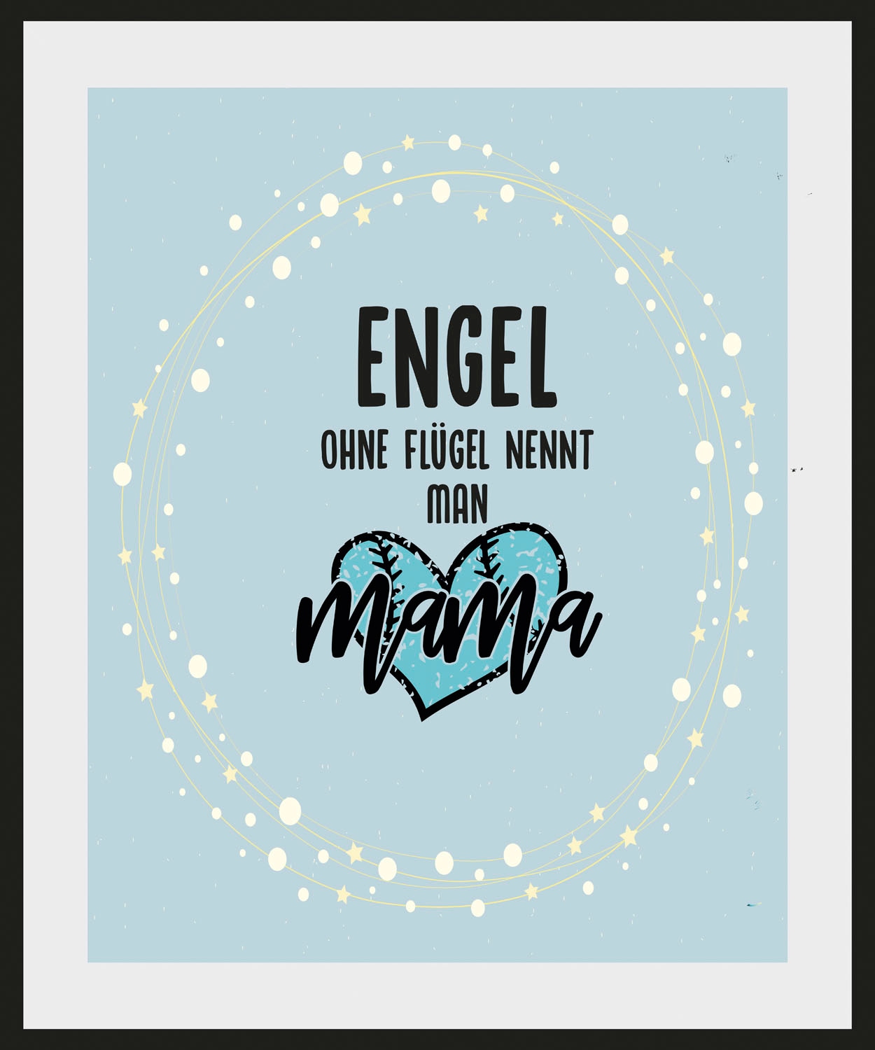 queence Bild »ENGEL OHNE FLÜGEL NENNT MAN MAMA«, Schriftzug, (1 St.) günstig online kaufen