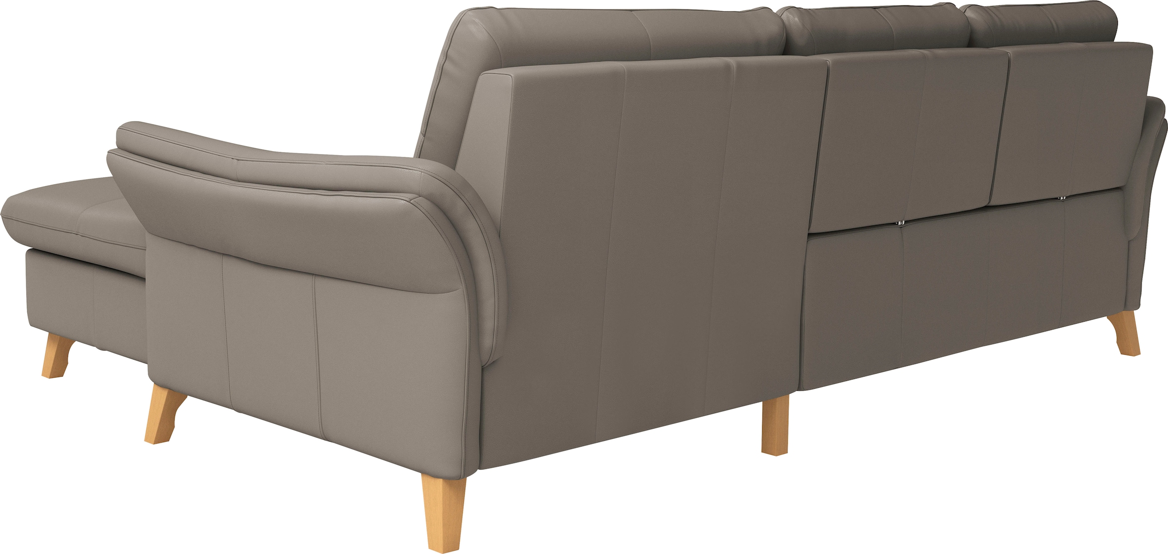 sit&more Ecksofa »Göteborg«, Sitztiefenverstellung und Federkern, wahlweise mit Bettfunktion