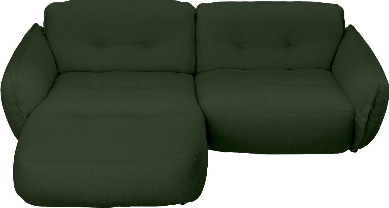 BETYPE Ecksofa »Be Fluffy«, Softes Sitzgefühl, moderne Kedernaht, hochwertiger Bezug
