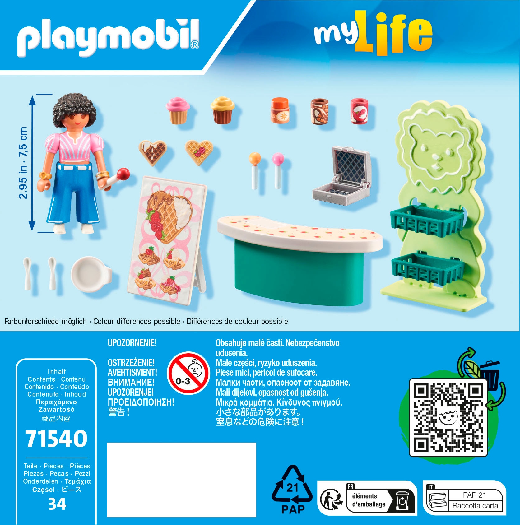 Playmobil® Konstruktions-Spielset »Süßigkeitenstand (71540), My Life« Made in Europe