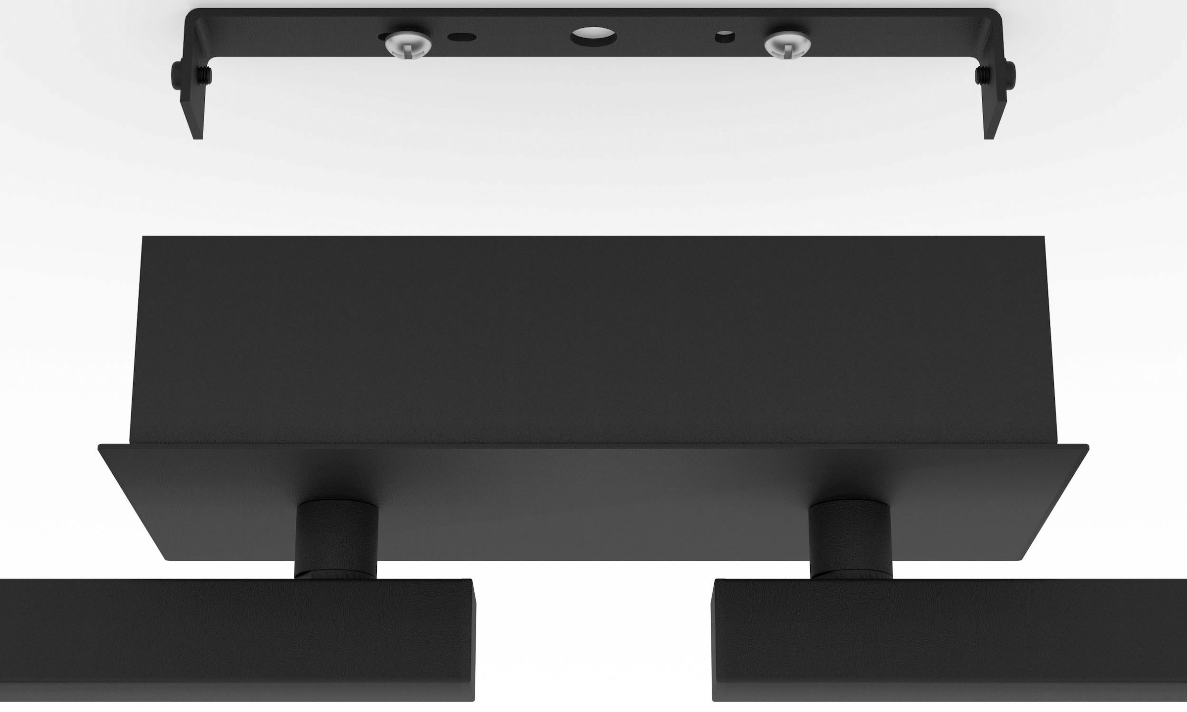 EGLO Deckenspot »CARDILLIO 2«, Deckenspot in schwarz aus Alu, Stahl - 3,2W  und 3,3W - Warmweiß online kaufen