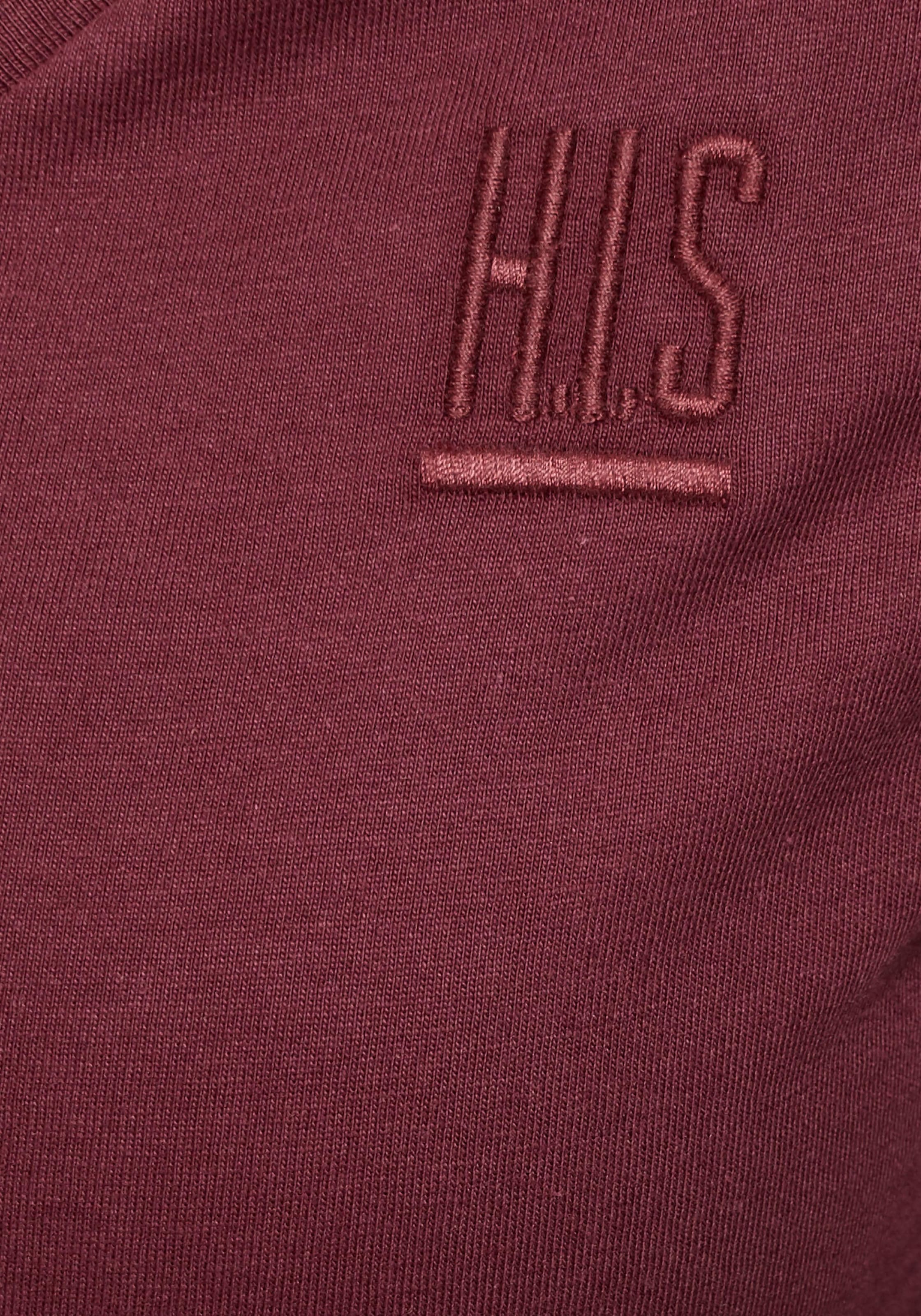 H.I.S T-Shirt »Essential-Basics«, (Spar-Set, 3er-Pack), hüftlange Passform, figurumspielender Schnitt, aus 100% Baumwolle