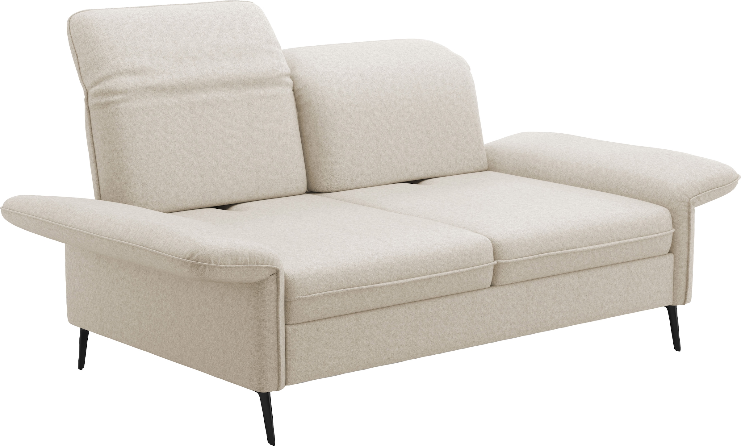 sit&more 2,5-Sitzer »Emely, inkl. Sitztiefenverstellung«, wahlweise mit Bettfunktion, Kopf- & Armteilverstellung