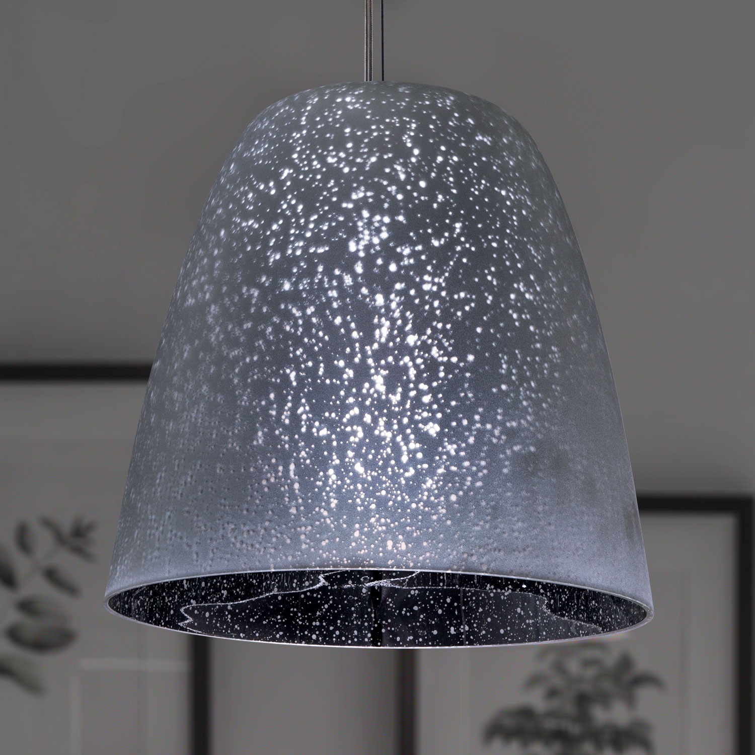 Paco Home Pendelleuchte »STARLET«, 1 flammig, Leuchtmittel E27 | ohne Leuchtmittel, Deckenlampe LED Glas Wohnzimmer Schlafzimmer Höhenverstellbar E27