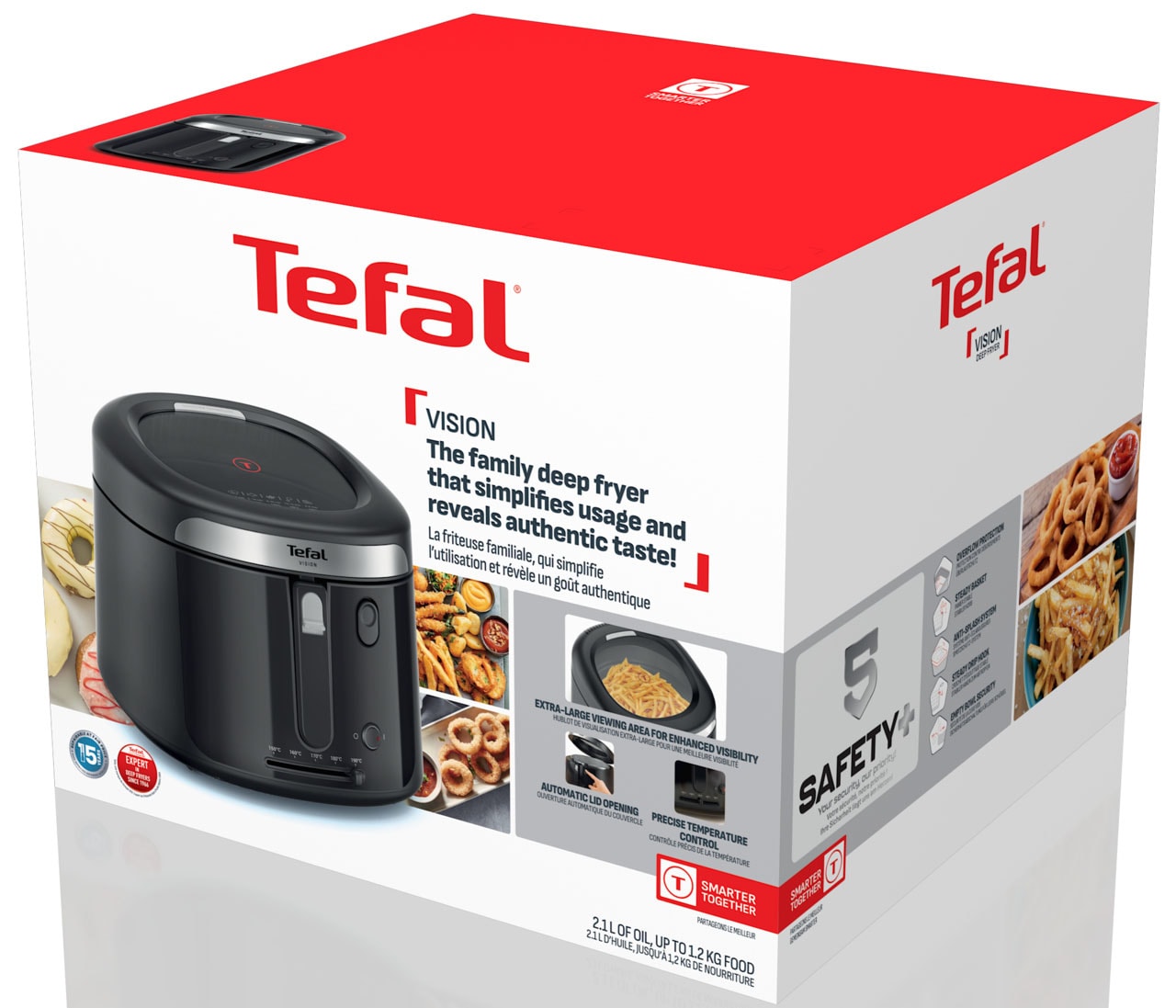 Tefal Fritteuse »Vision« 1900 W Fassungsvermögen 2,1 l