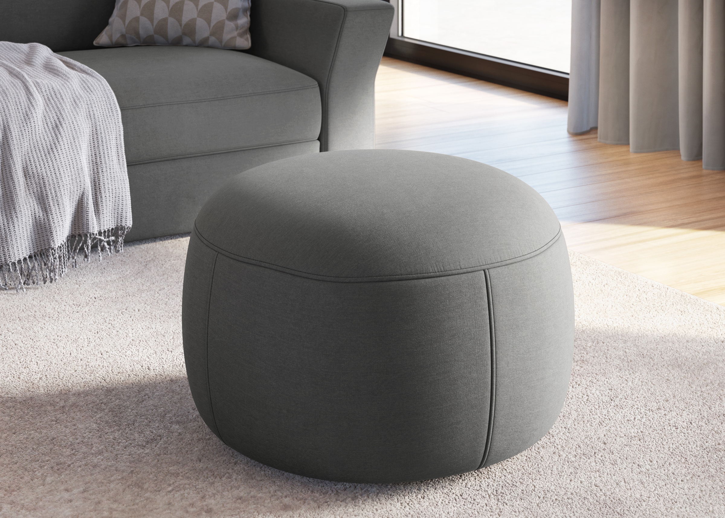 sit&more Hocker »Cadabra«, Rundhocker, Durchmesser Sitzfläche 64 cm oder 10 günstig online kaufen