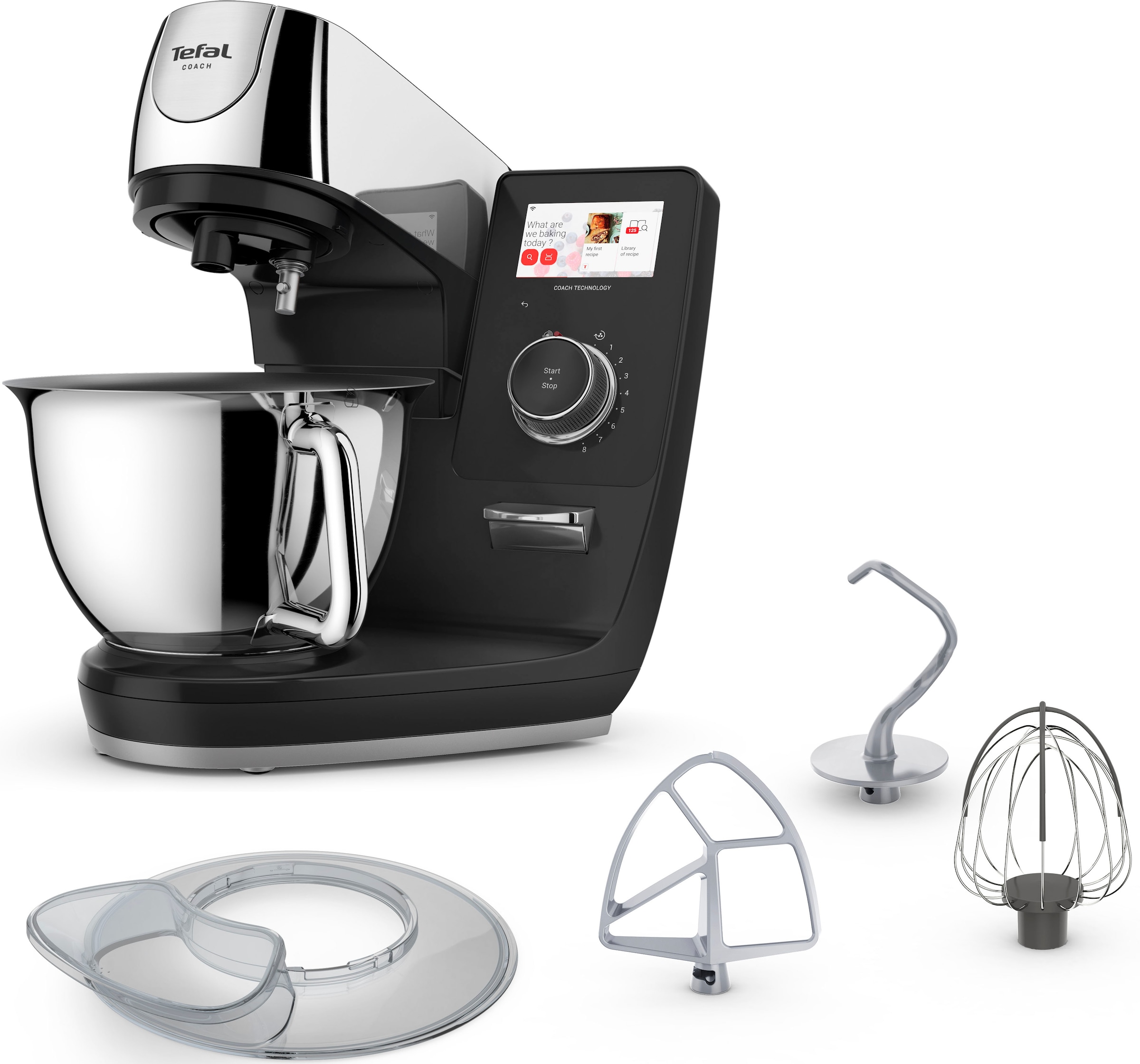 Tefal Küchenmaschine »QB960D I-Coach Touch Pro«, 25 Automatikprogramme, int günstig online kaufen