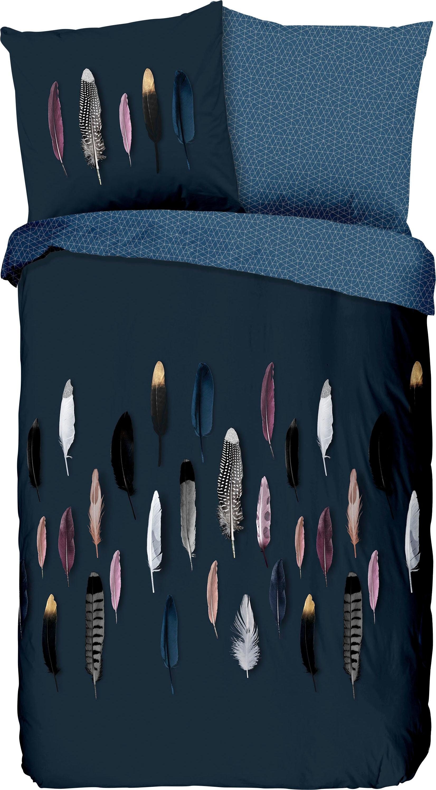 good morning Wendebettwäsche »Feathers in Renforce Qualität, 100% Baumwolle günstig online kaufen