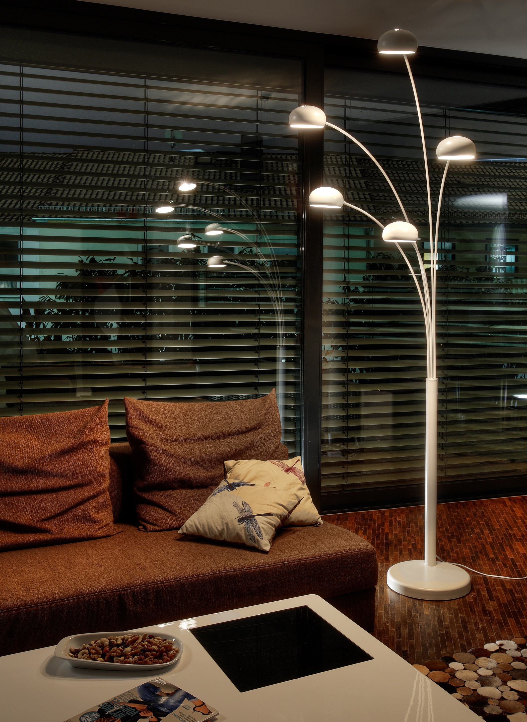 SalesFever Stehlampe »Flemming«, 5 flammig, Leuchtmittel E14   ohne Leuchtm günstig online kaufen