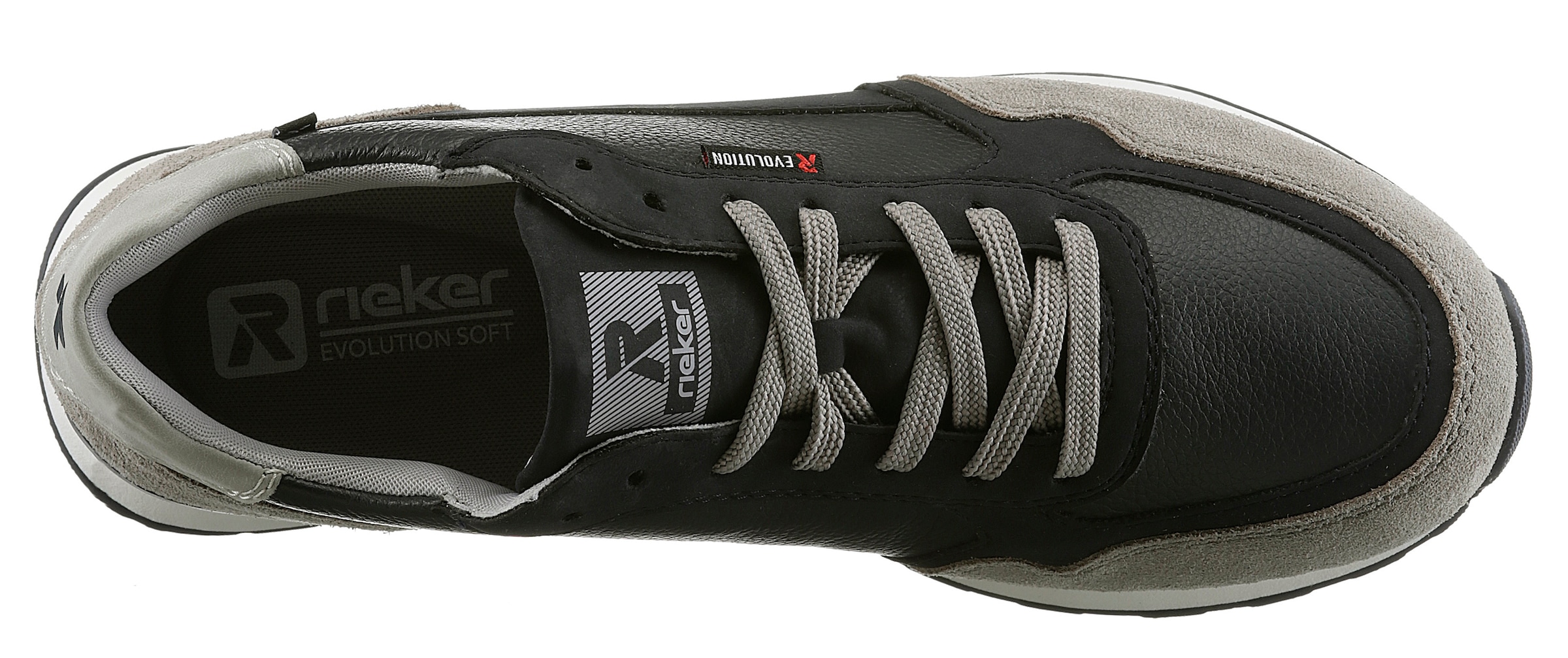 Rieker EVOLUTION Sneaker, mit gepolstertem Schaftrand, Freizeitschuh, Halbschuh, Schnürschuh