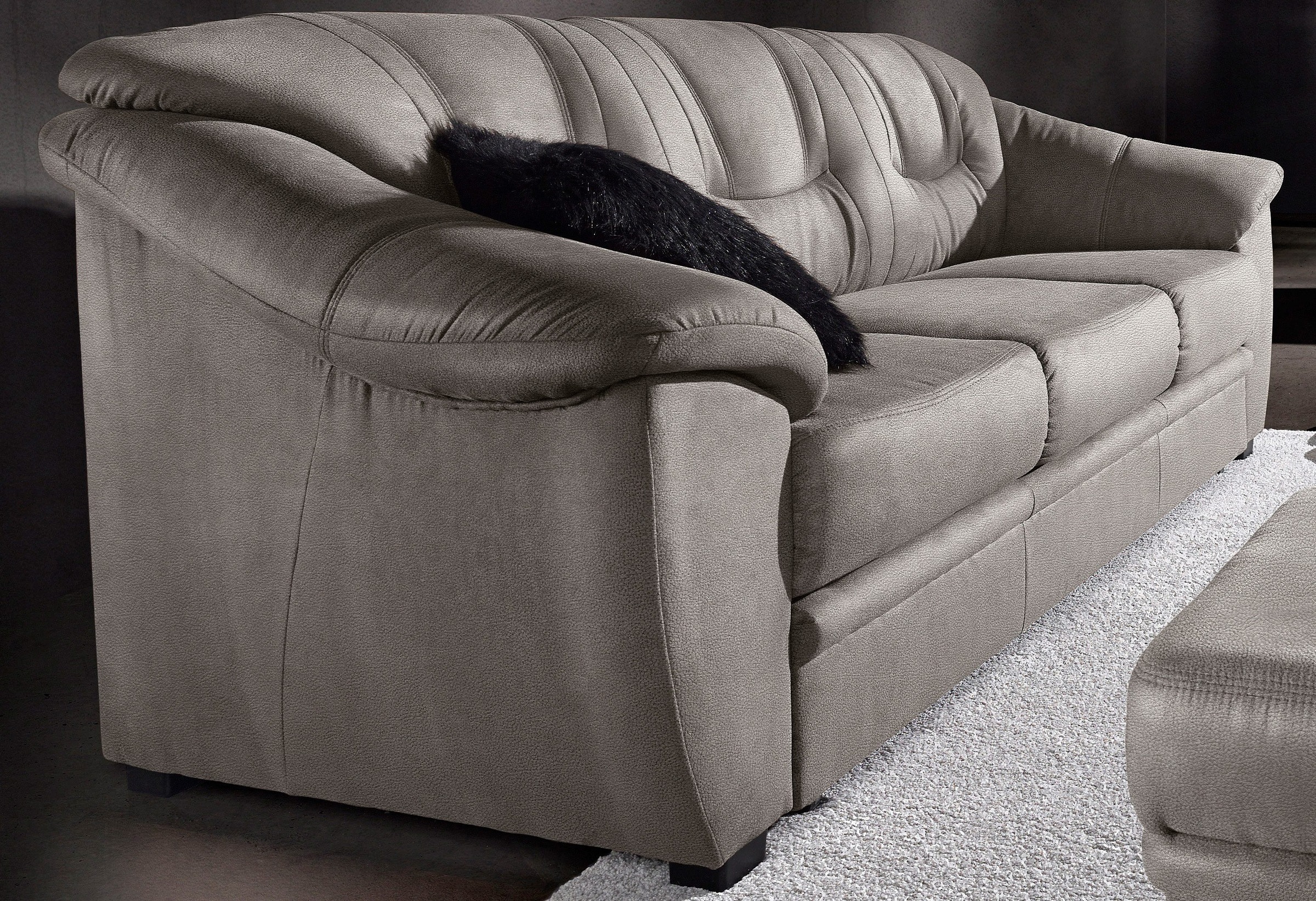 sit&more 3-Sitzer »Safira«, inklusive komfortablem Federkern, wahlweise mit Bettfunktion