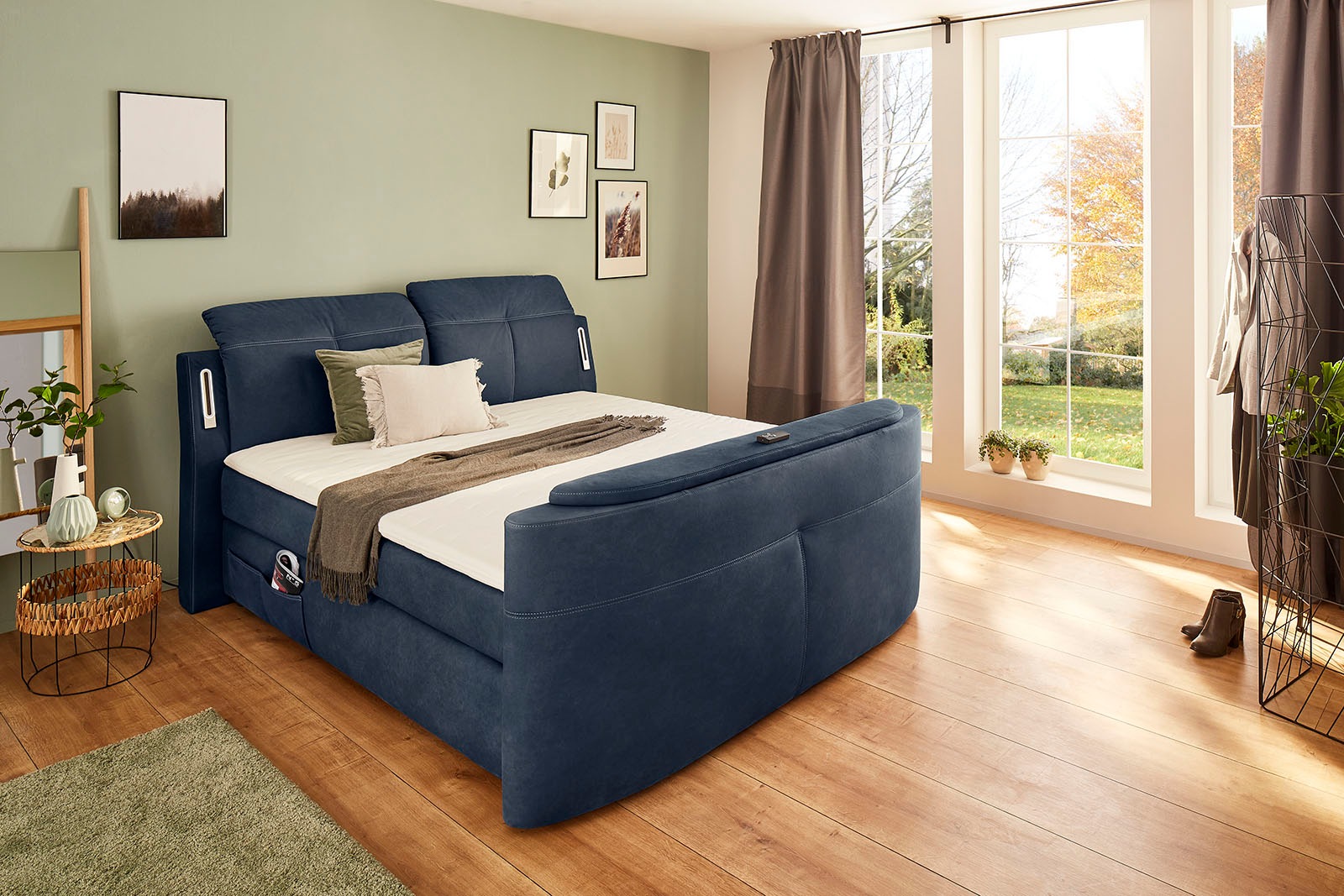Jockenhöfer Gruppe Boxspringbett »Movie Star«, mit versenkbarem TV-Lift, Fe günstig online kaufen