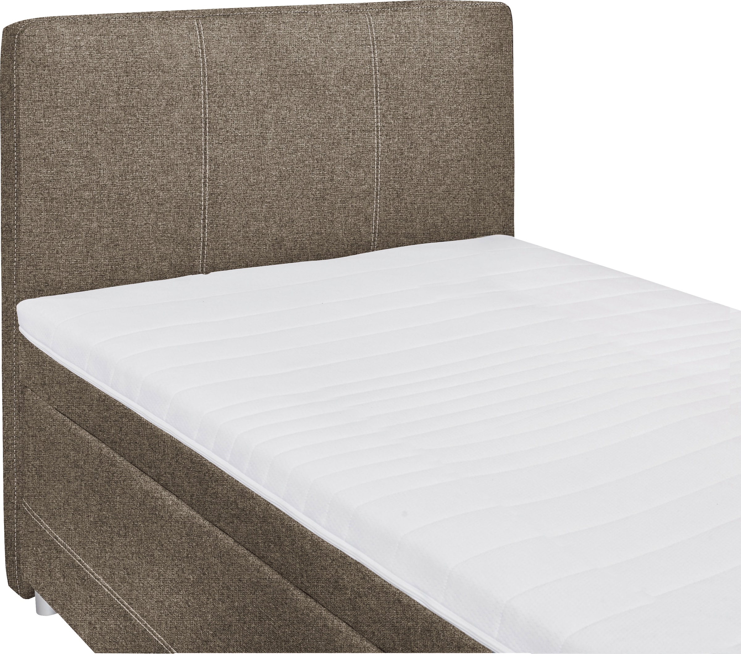 ED EXCITING DESIGN Boxspringbett »Luanda«, wahlweise mit Matratze und Topper