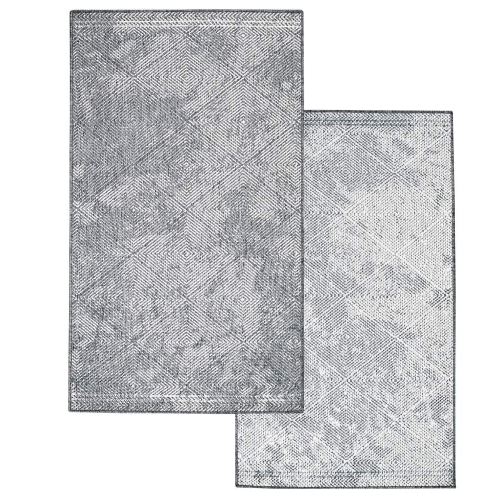 Carpet City Outdoorteppich »DUO RUG 5845«, rechteckig, 5 mm Höhe, Wendeteppich Wetterfest In- & Outdoor, Balkon, Terrasse, Wohnzimmer