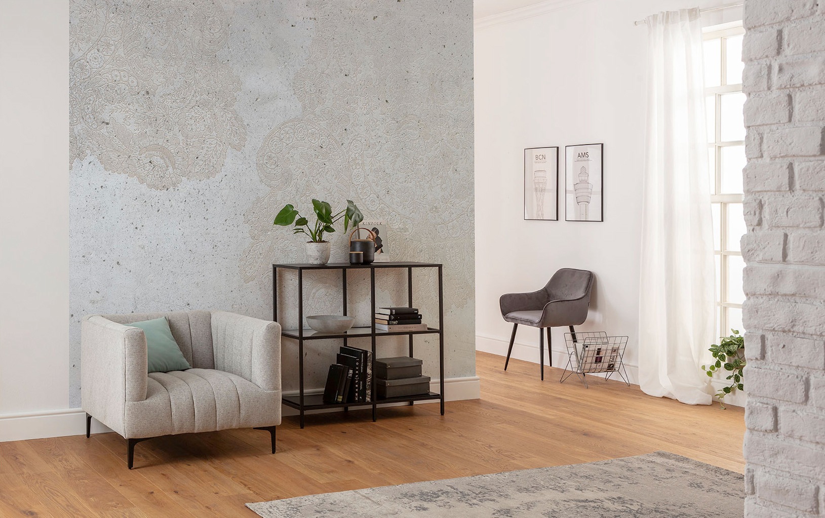 Komar Vliestapete »Digitaldruck Vlies -  Puro - Größe 300 x 280 cm« bedruckt glatt Wohnzimmer, Schlafzimmer