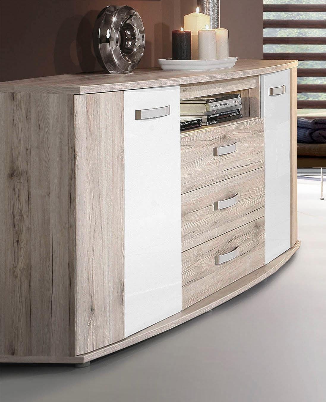 FORTE Kombikommode »Rondino«, mit LED-Spot