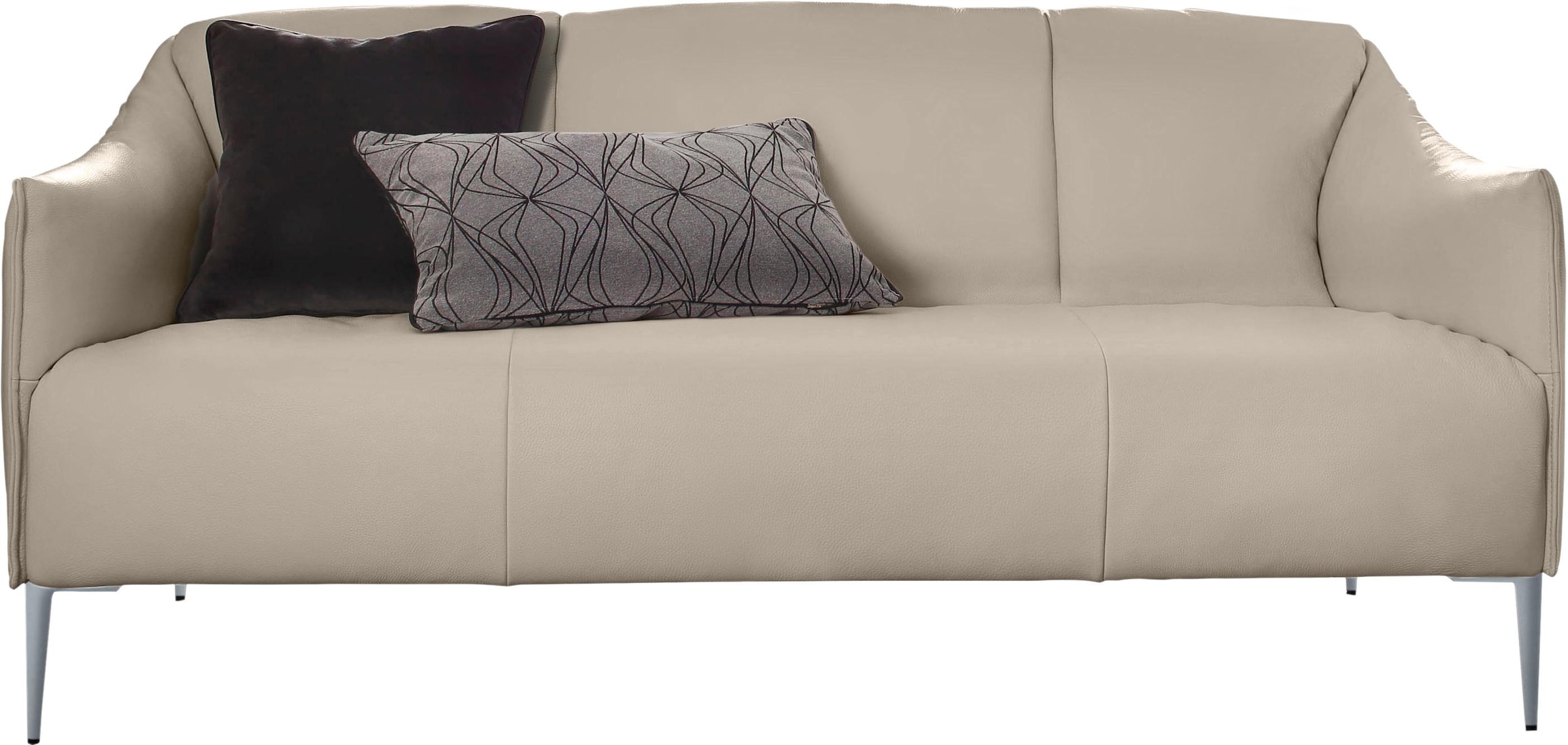 W.SCHILLIG 2,5-Sitzer »sally«, mit Metallfüßen in Silber matt, Breite 174 cm