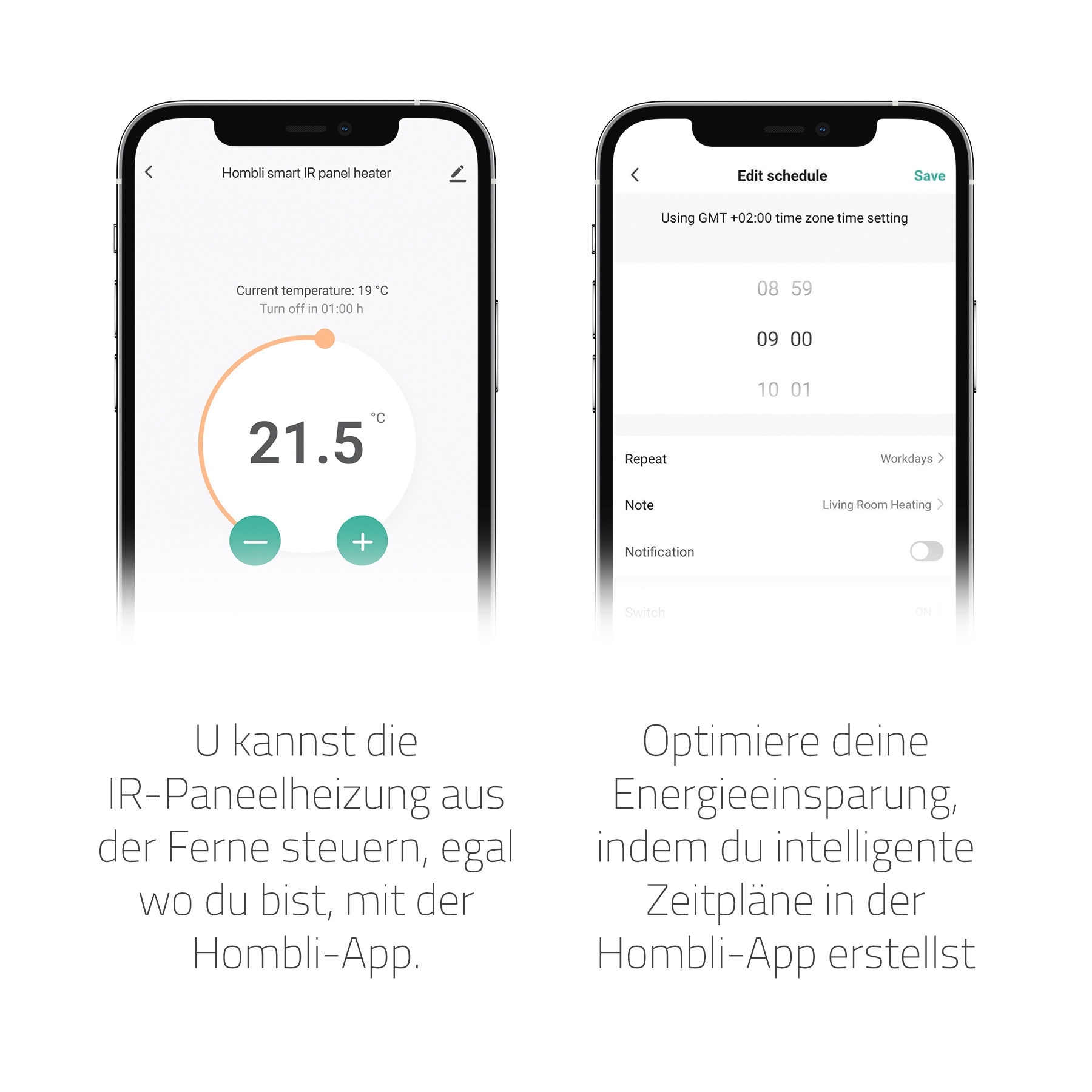 Hombli Smart-Home-Zubehör »Smartes Infrarot Heizpanel 700W«