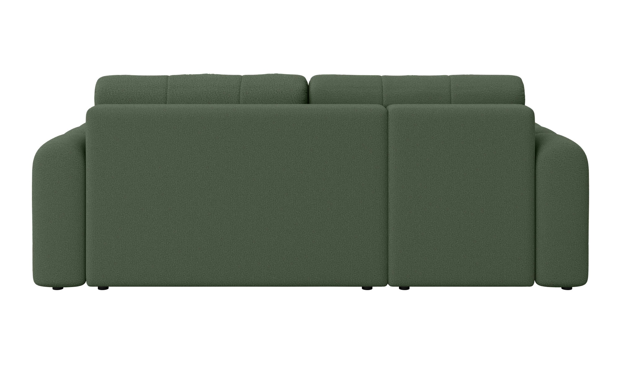 INOSIGN Ecksofa »Manilla, wahlweise mit Bettfunktion, B/T/H 265/170/91 cm«, L-Form mit Recamiere rechts/links bestellbar, Wellenunterfederung