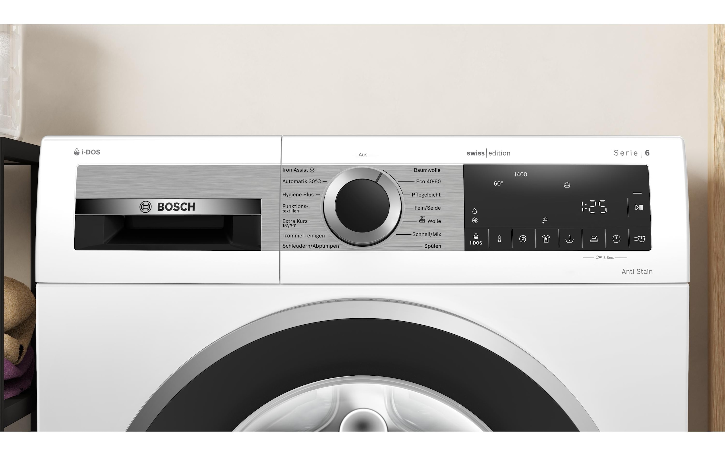 BOSCH Waschmaschine »WGG244F1CH Links« 1400 U/min