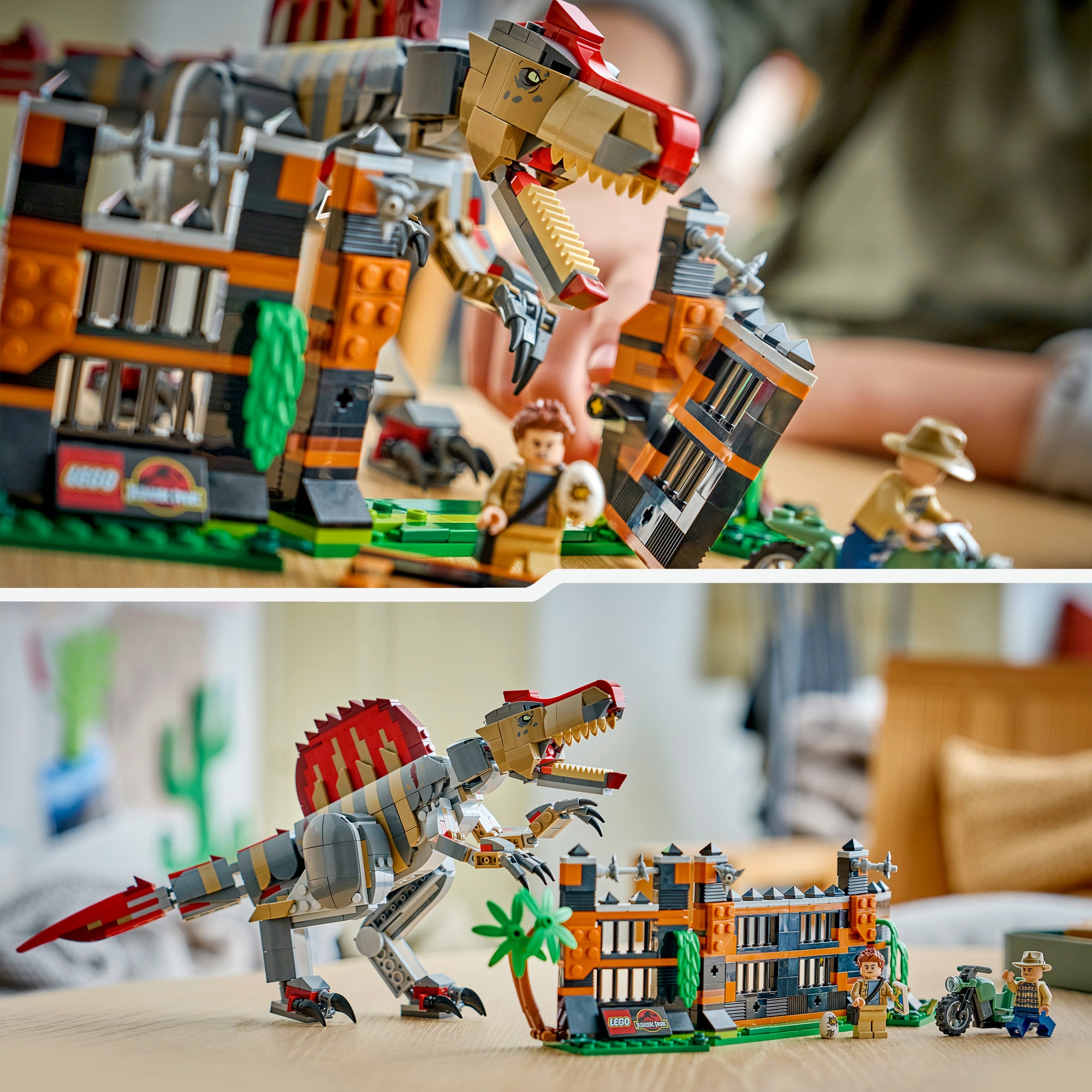 LEGO® Konstruktionsspielsteine »Flucht des Spinosaurus (77982), LEGO Jurassic World« Made in Europe