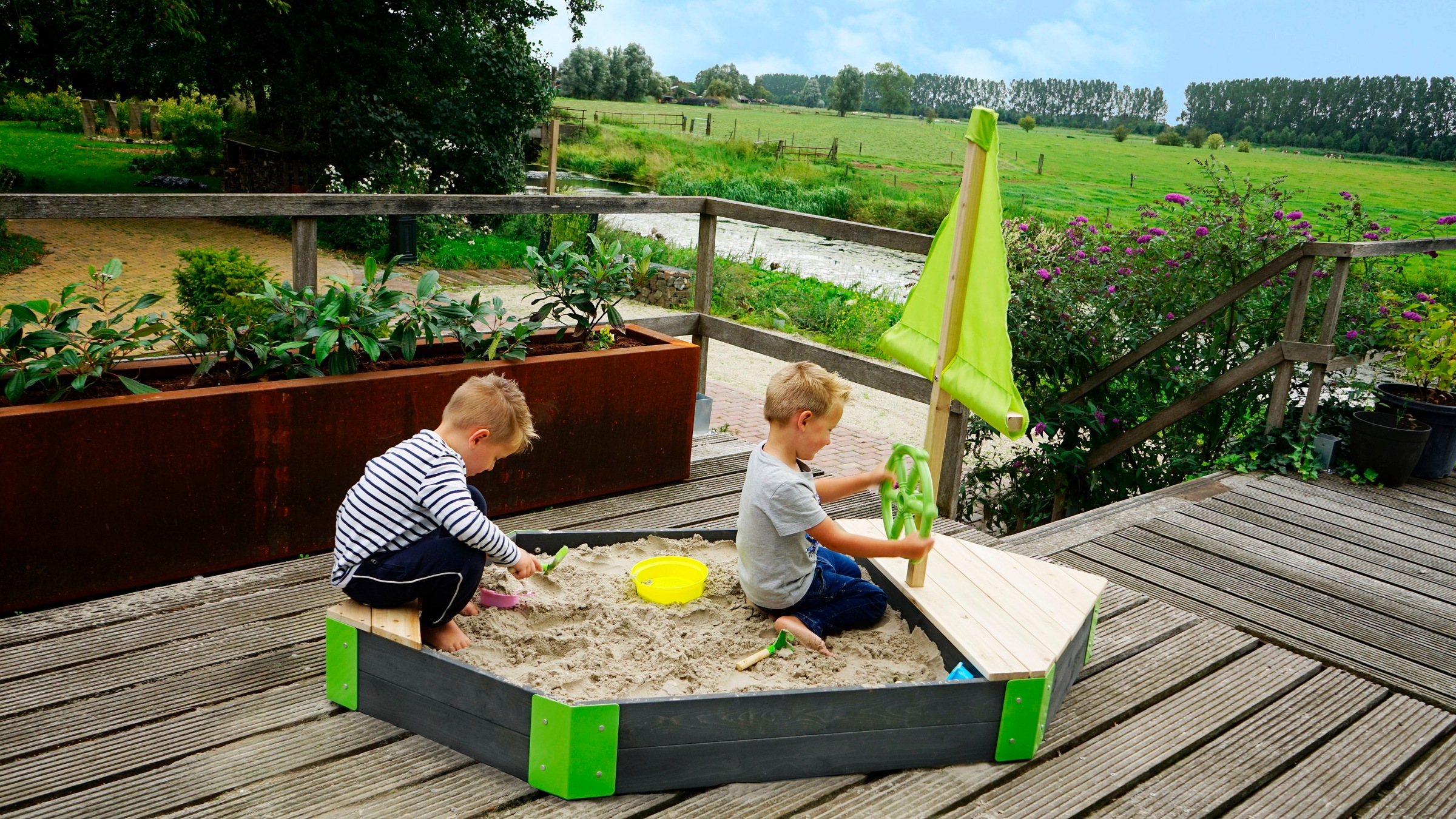 EXIT Sandkasten »Aksent, Boot«, FSC® - schützt Wald - weltweit