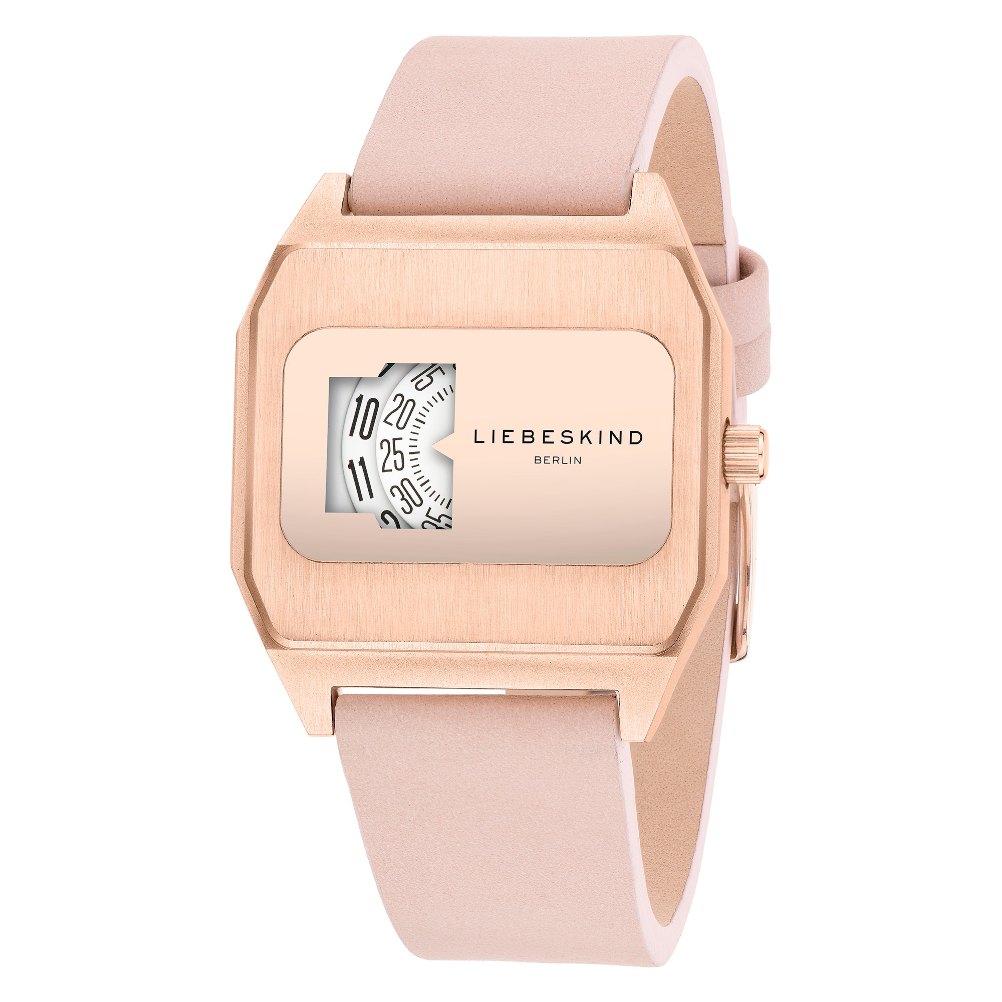 Liebeskind Berlin Quarzuhr »Vinyl Vision«, Armbanduhr, Damenuhr, Lederarmband, analog