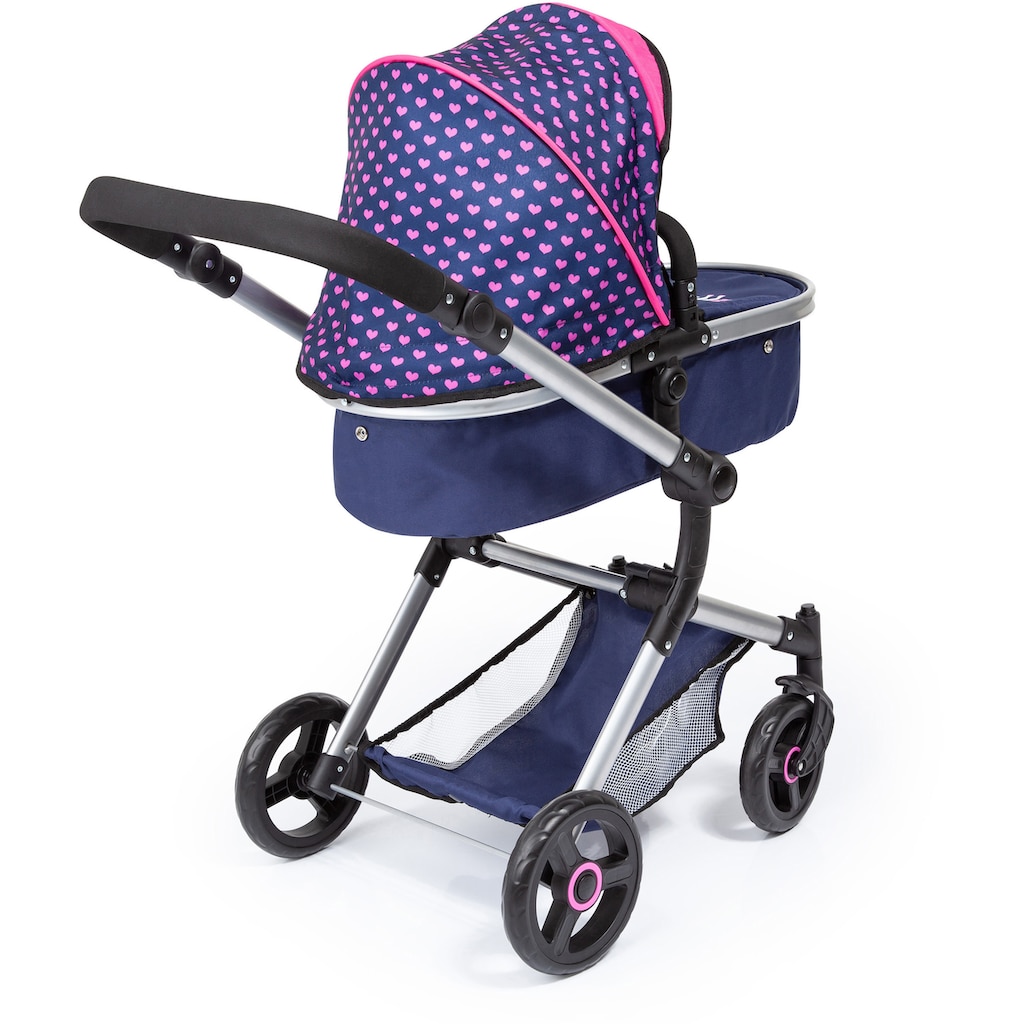 Bayer Kombi-Puppenwagen »Vario, Blau/Pink«