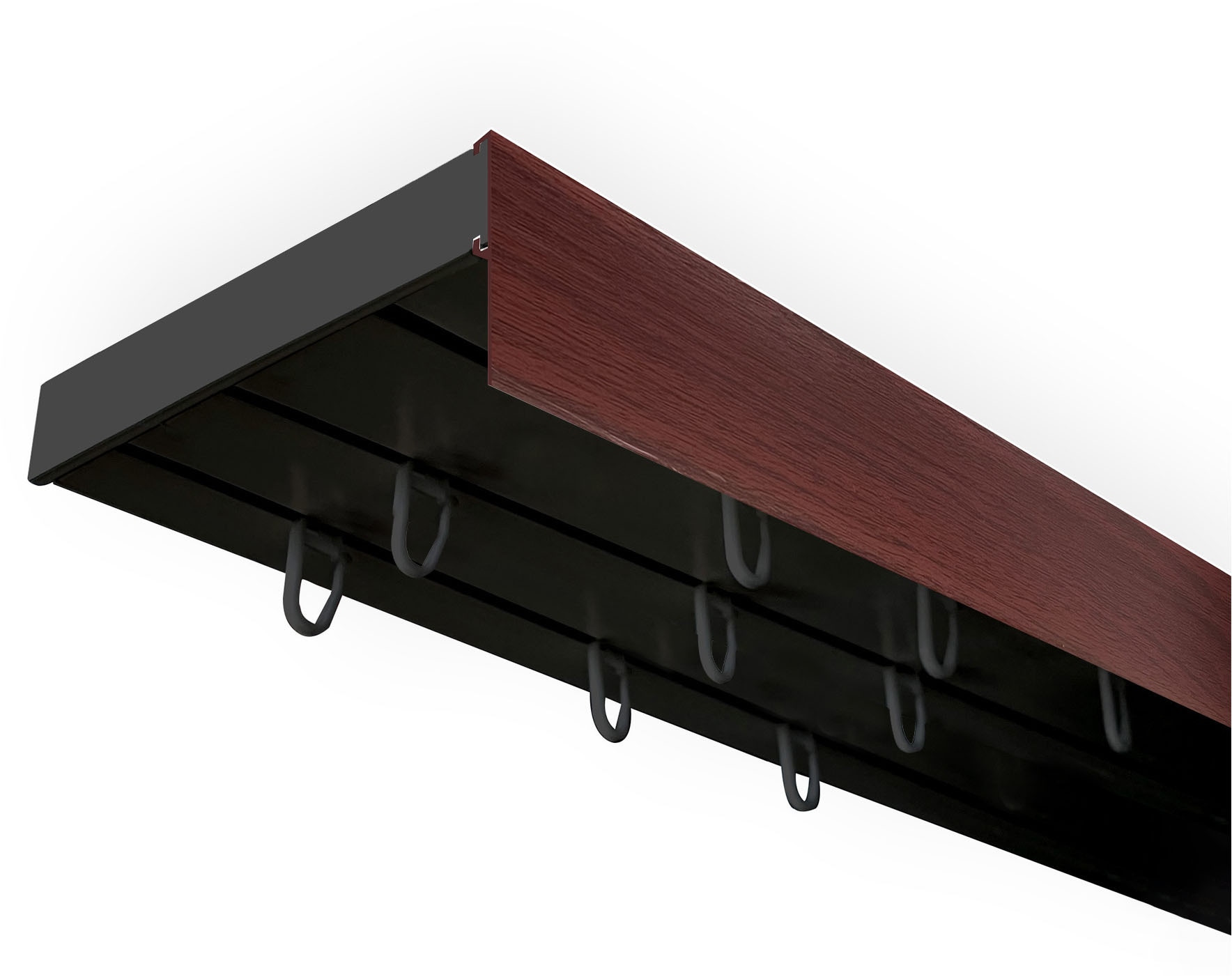 SN DECO GROUP Gardinenschiene »Vorhangschiene SH (1) mit Blende 5 cm«, 3 lä günstig online kaufen