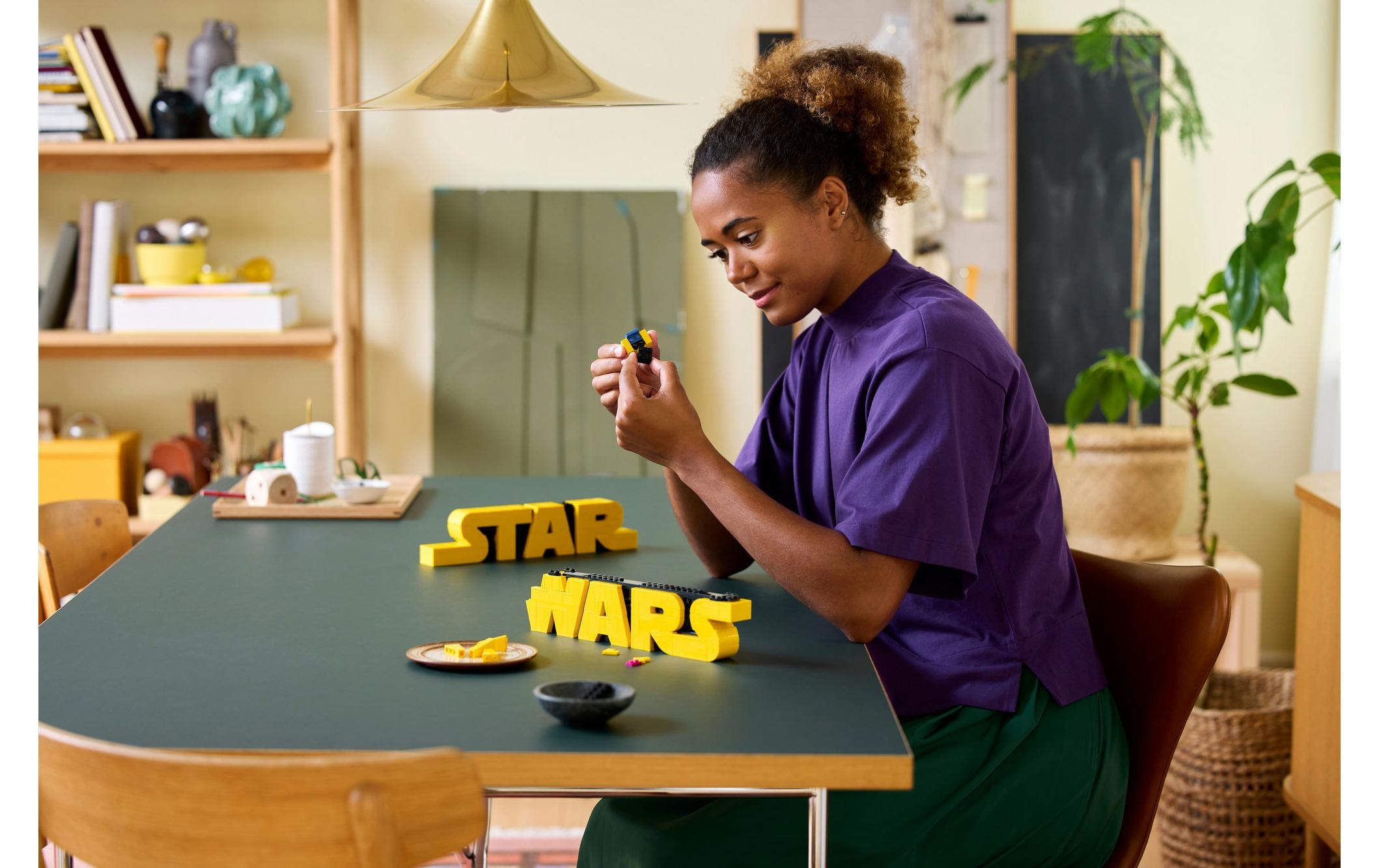 LEGO® Spielbausteine »Star Wars Logo aus Lego Steinen 75407«
