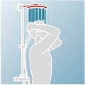 Schulte Duschsystem »Modern Plus«, mit Thermostat, Ablage und Kopfbrause