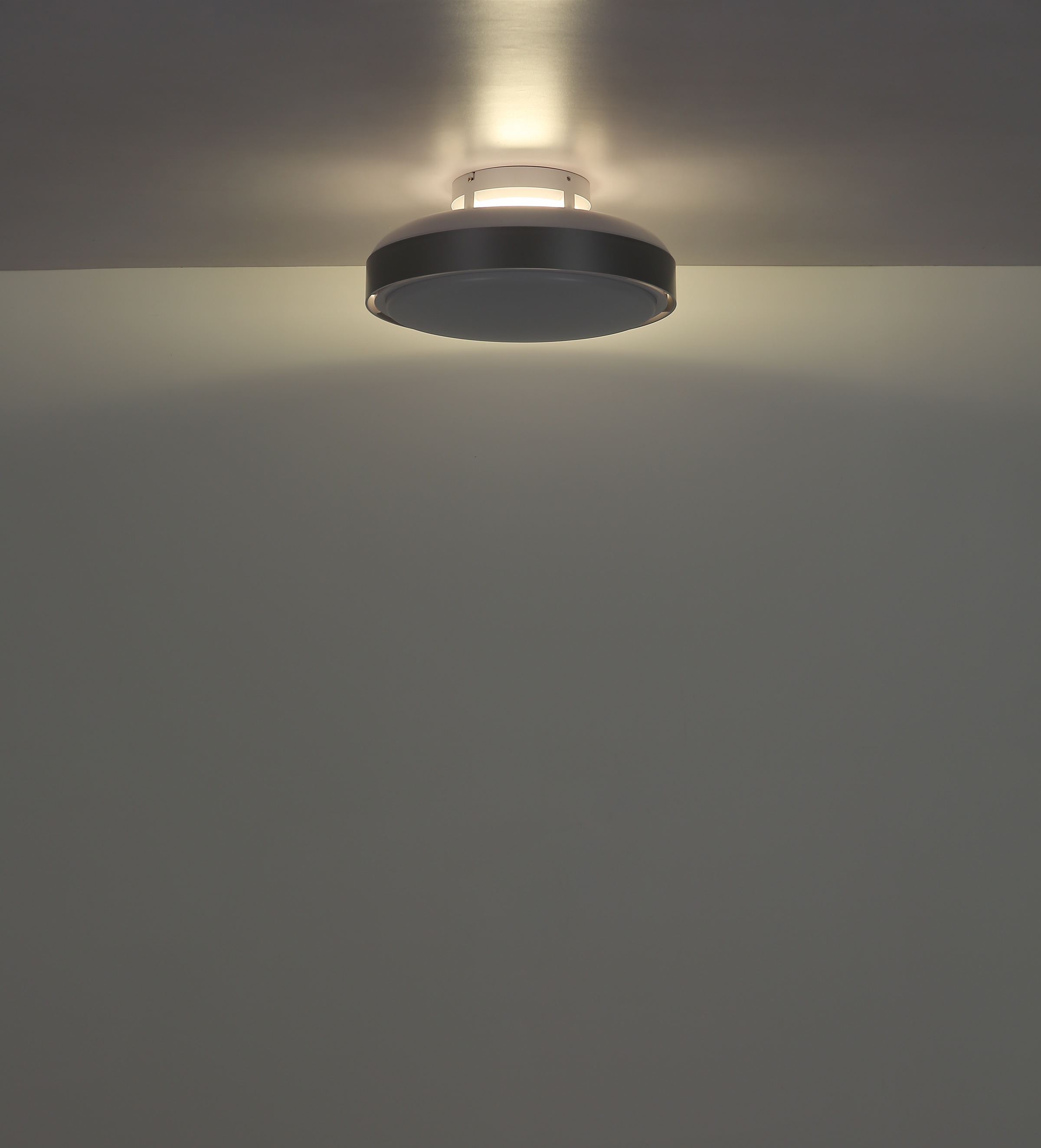 GLOBO LIGHTING Deckenleuchte »CARNEY« LED-Modul 1 Stk. warmweiß - kaltweiß Ventilator opal kühlen-heizen silber CCT 2700-6500K Wohnraumventilator