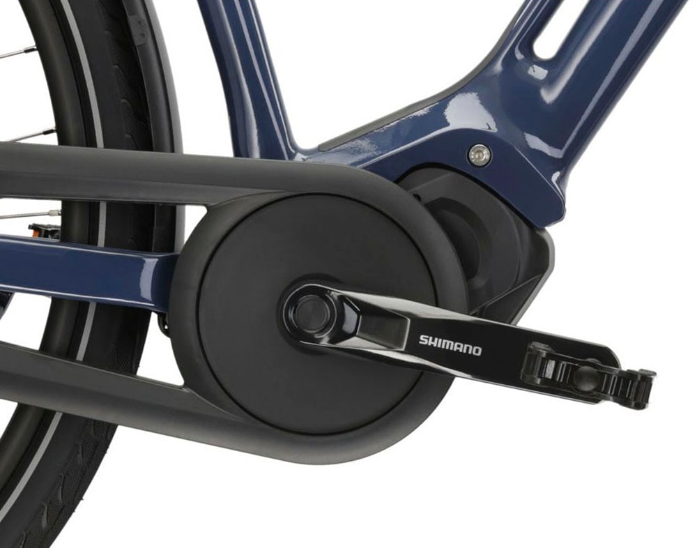 Kross E-Bike »E-Citybike Sentio Hybrid 4.0 28 Zoll blau«, 7 Gang, Shimano, NEXUS, Mittelmotor 250 W, Pedelec, Elektrofahrrad für Damen und Herren