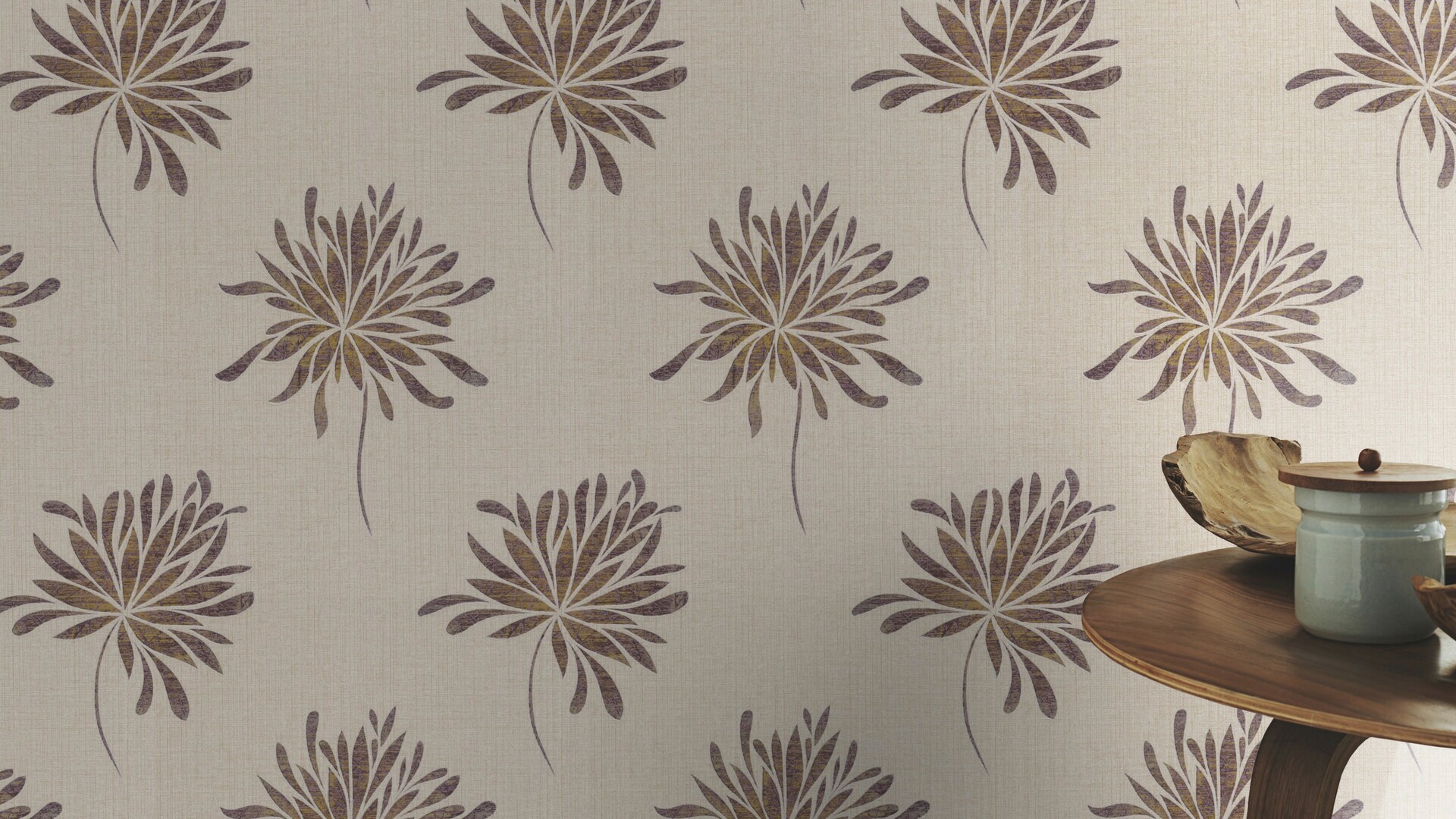 Rasch Vliestapete »Andy Wand«, floral-geblümt-metallic, gut lichtbeständig, hochwaschbeständig
