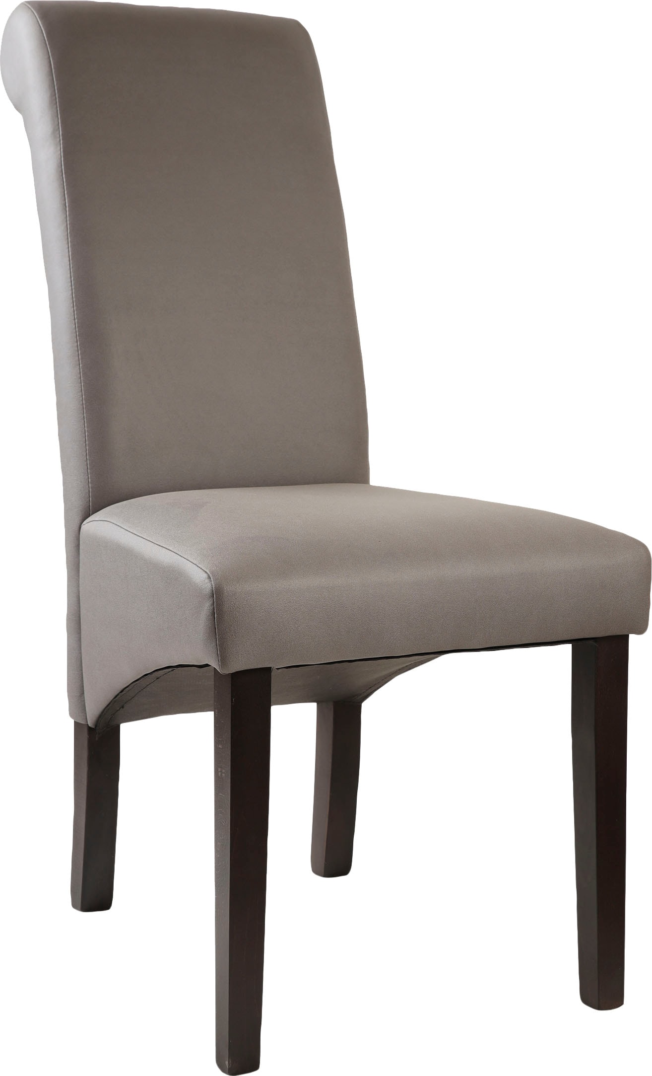 Home affaire 4-Fußstuhl »Rito«, (Set), 2 St., Microfaser, Gestell Buche nat günstig online kaufen