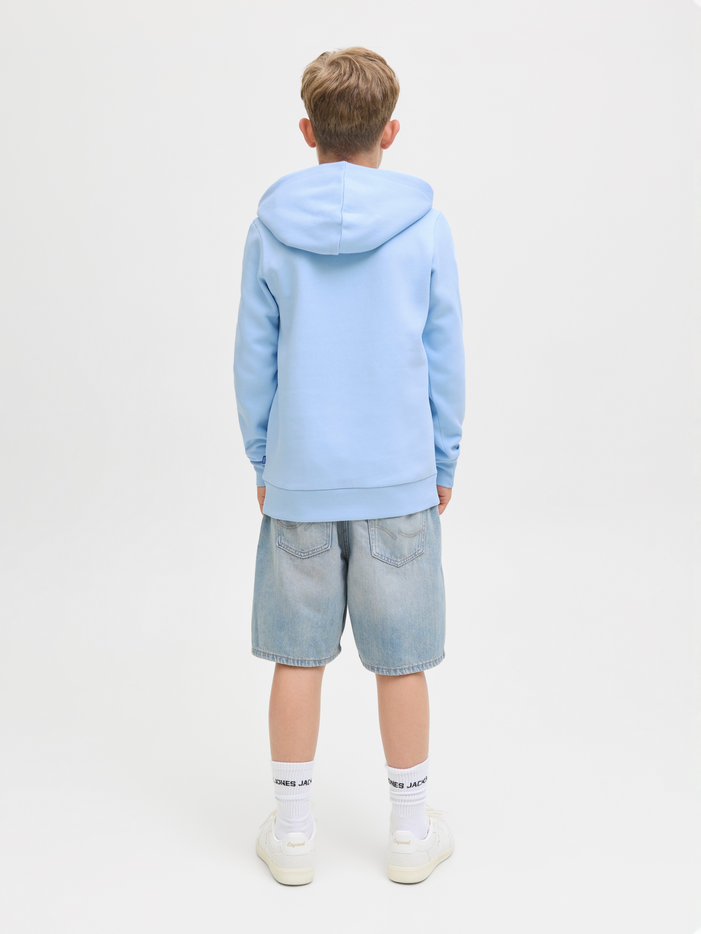 Jack & Jones Junior Kapuzensweatshirt »JJELOGO SWEAT HOOD 2 COL AW25 NOOS JNR«