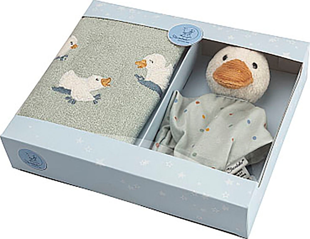 Sterntaler® Schmusetuch »Geschenkset Edda«, (Set, 2 tlg.)