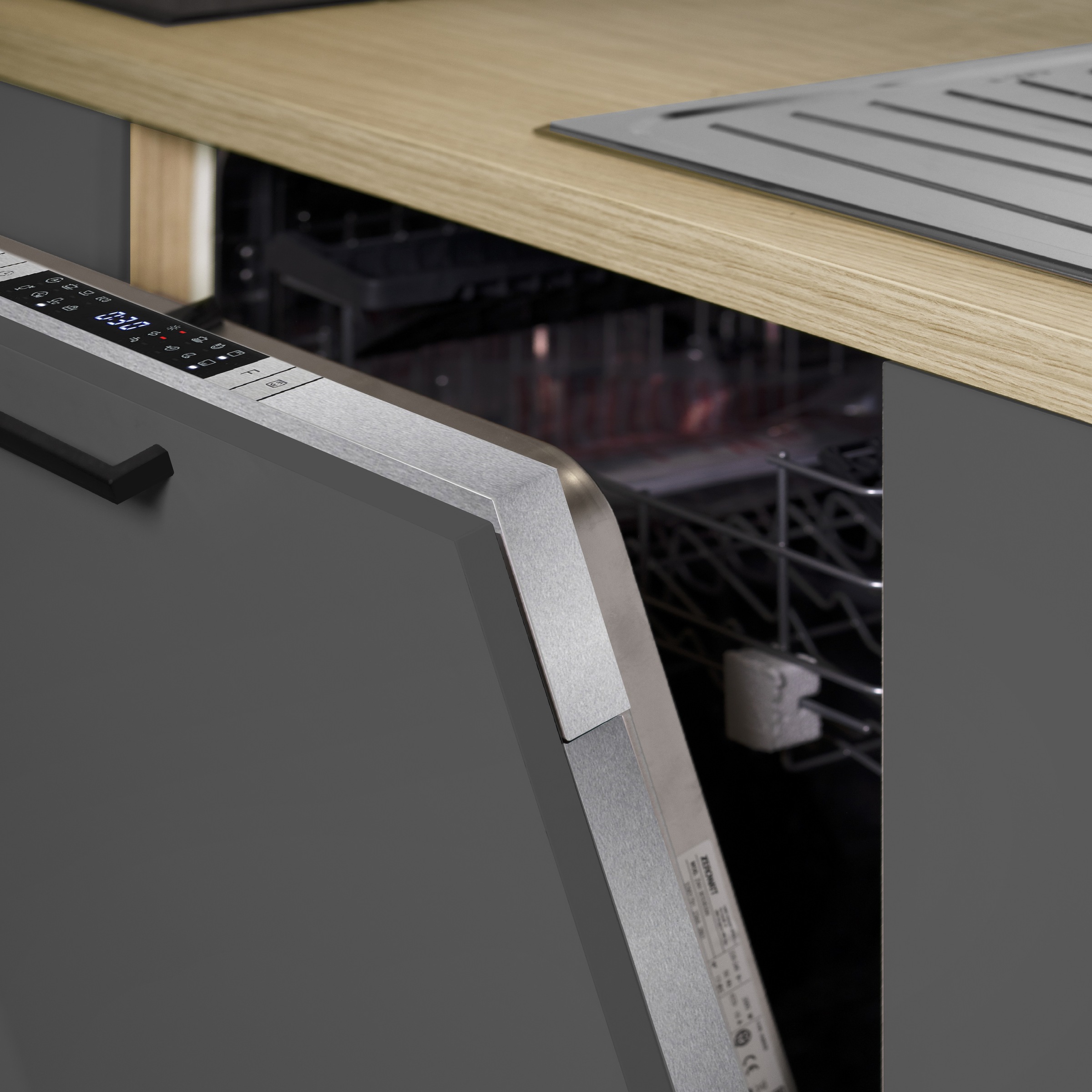 KOCHSTATION Kücheninsel »KS-Luna« Breite 200 cm, wahlweise mit Hanseatic-E-Geräten