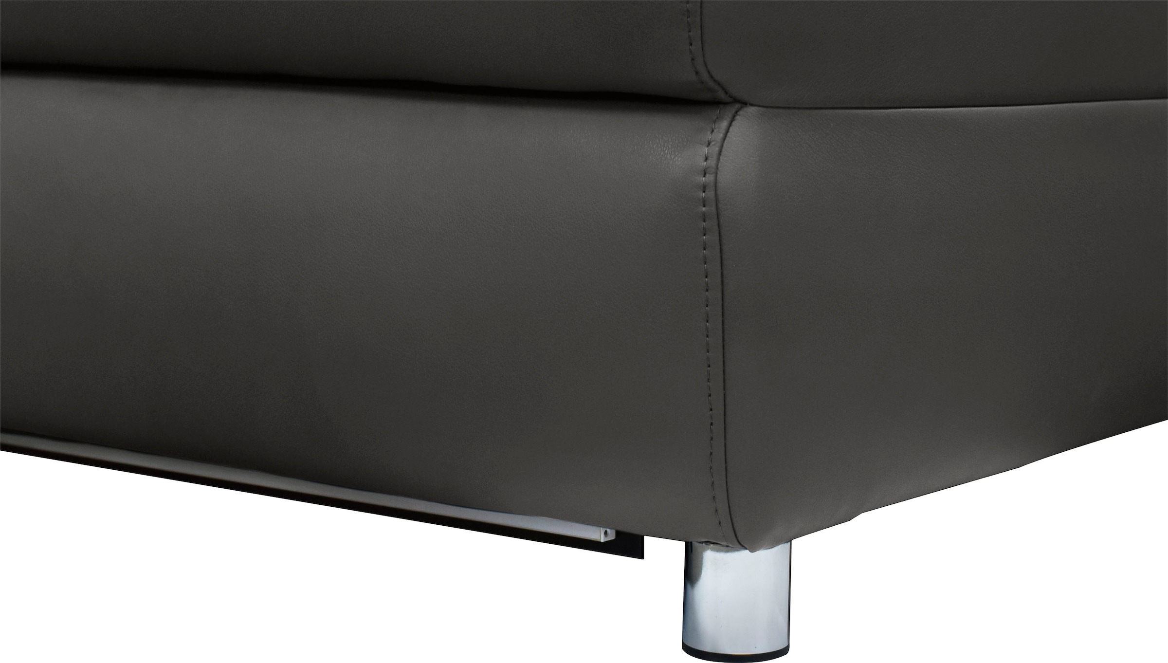 PLACES OF STYLE 3-Sitzer »Pareli 229cm, manuelle u. elektr. Relaxfunktion in 2 Sitzen« USB, KT-Verstellung, LED Beleuchtung, in Echtleder, Kunstleder, Web