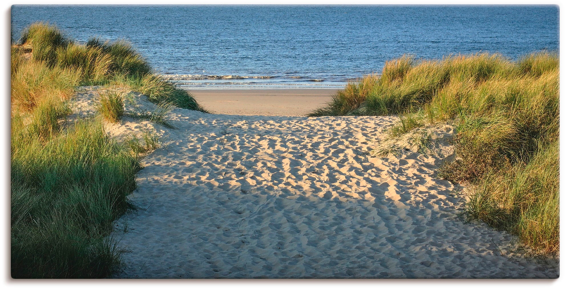 Artland Wandbild »Strandaufgang« Strand 1 Stk. tlg. als Alubild, Outdoorbil günstig online kaufen